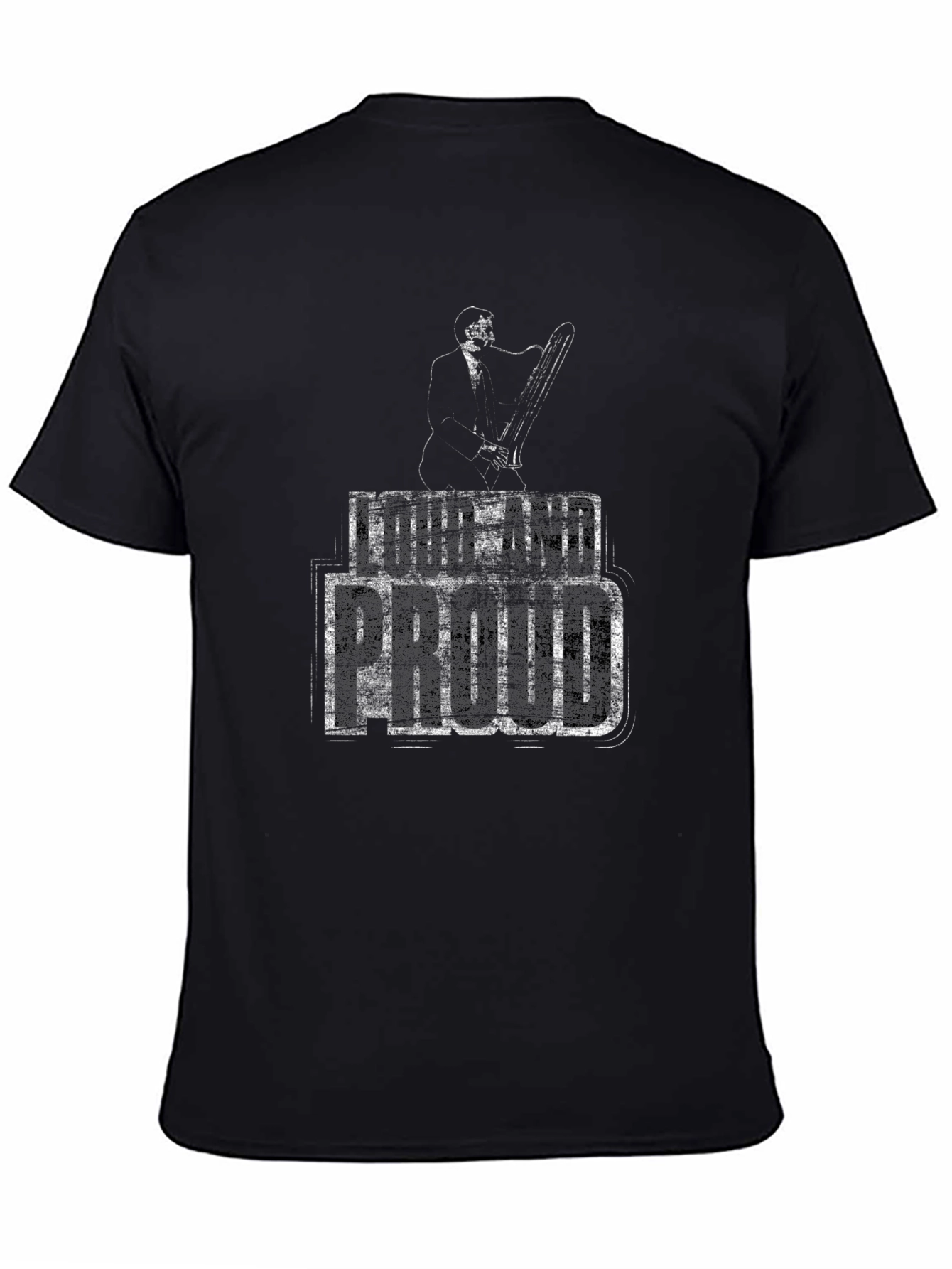Loud And Proud Graphic T-Shirt - Chainsaw Design