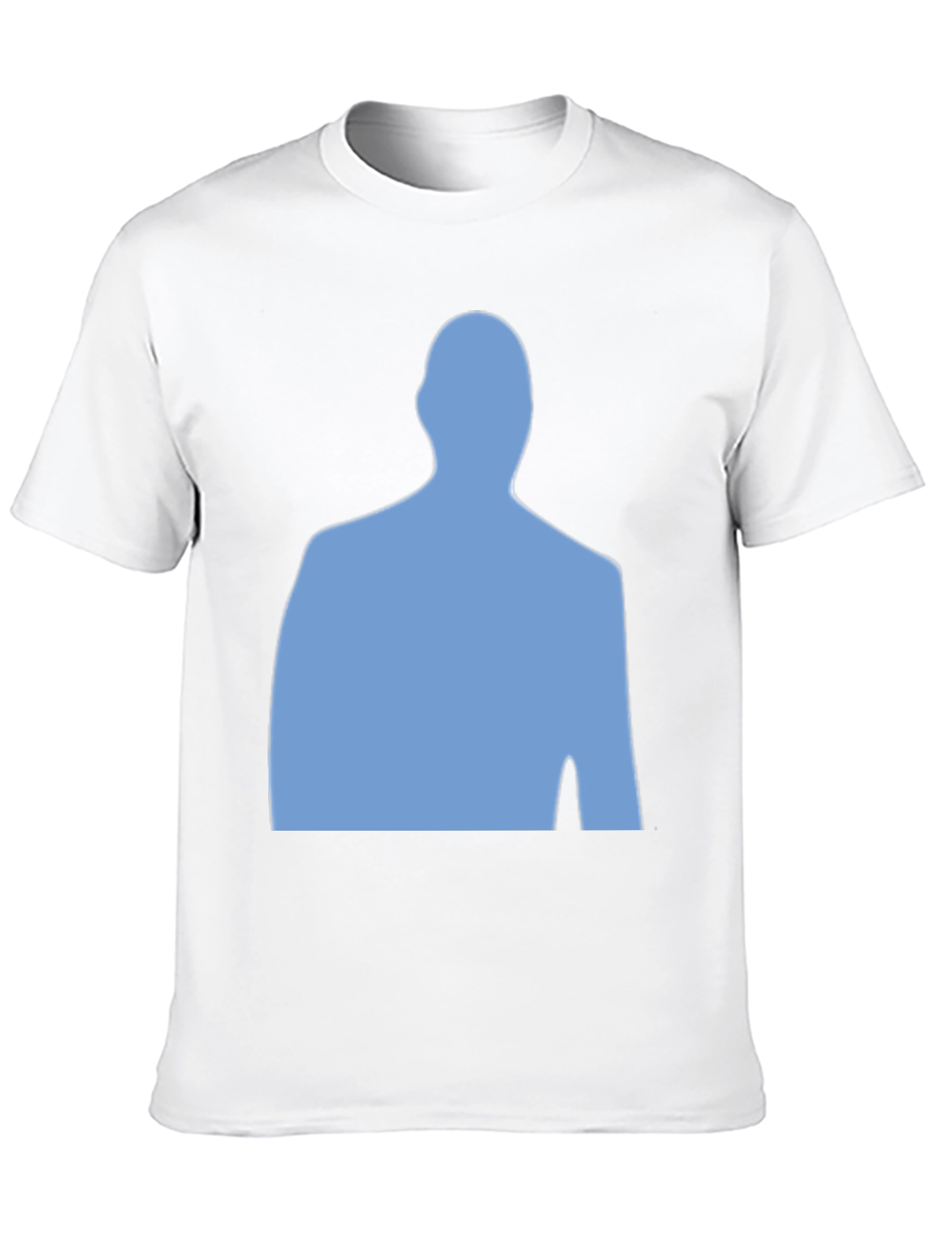 Modern Silhouette Graphic Tee - Black