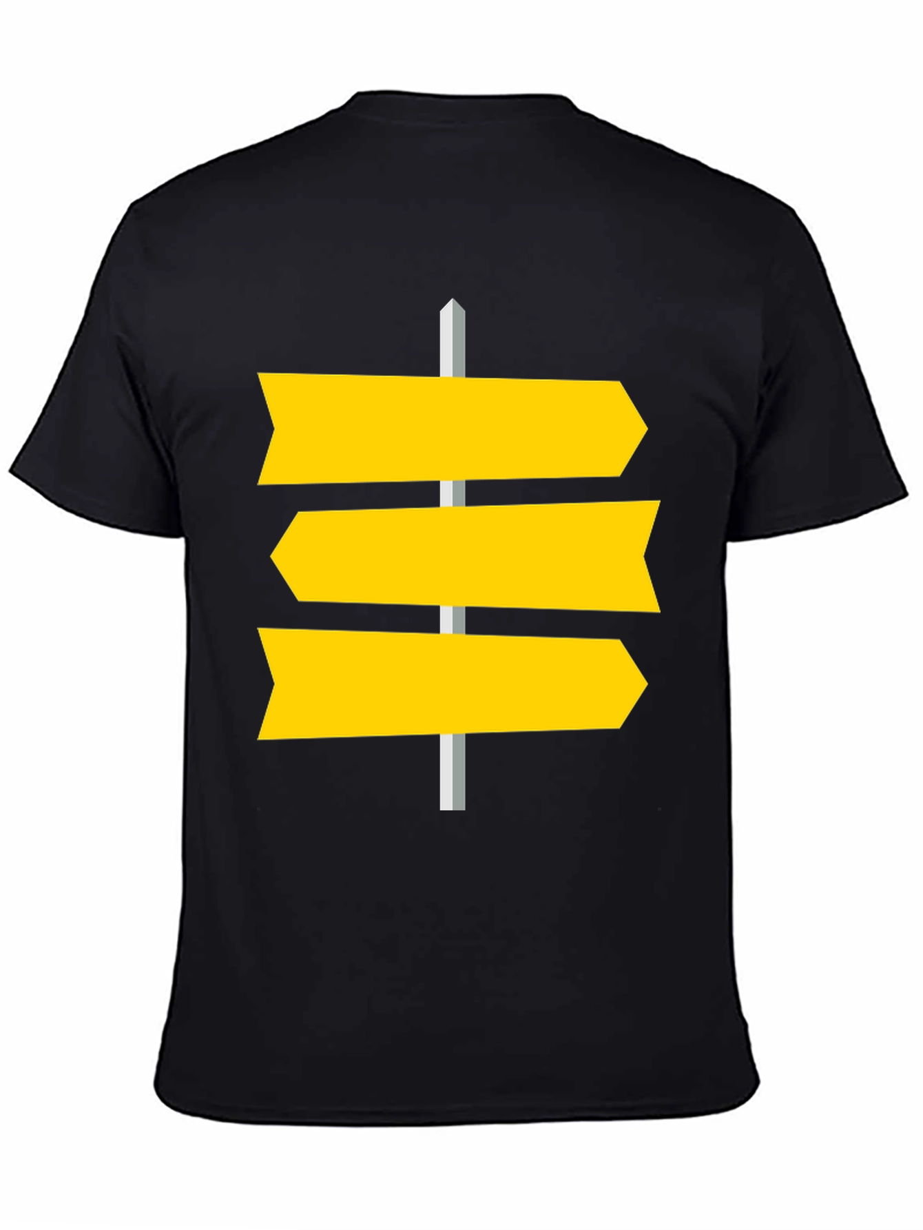Directional Signpost Graphic Tee - Unisex Cotton T-Shirt