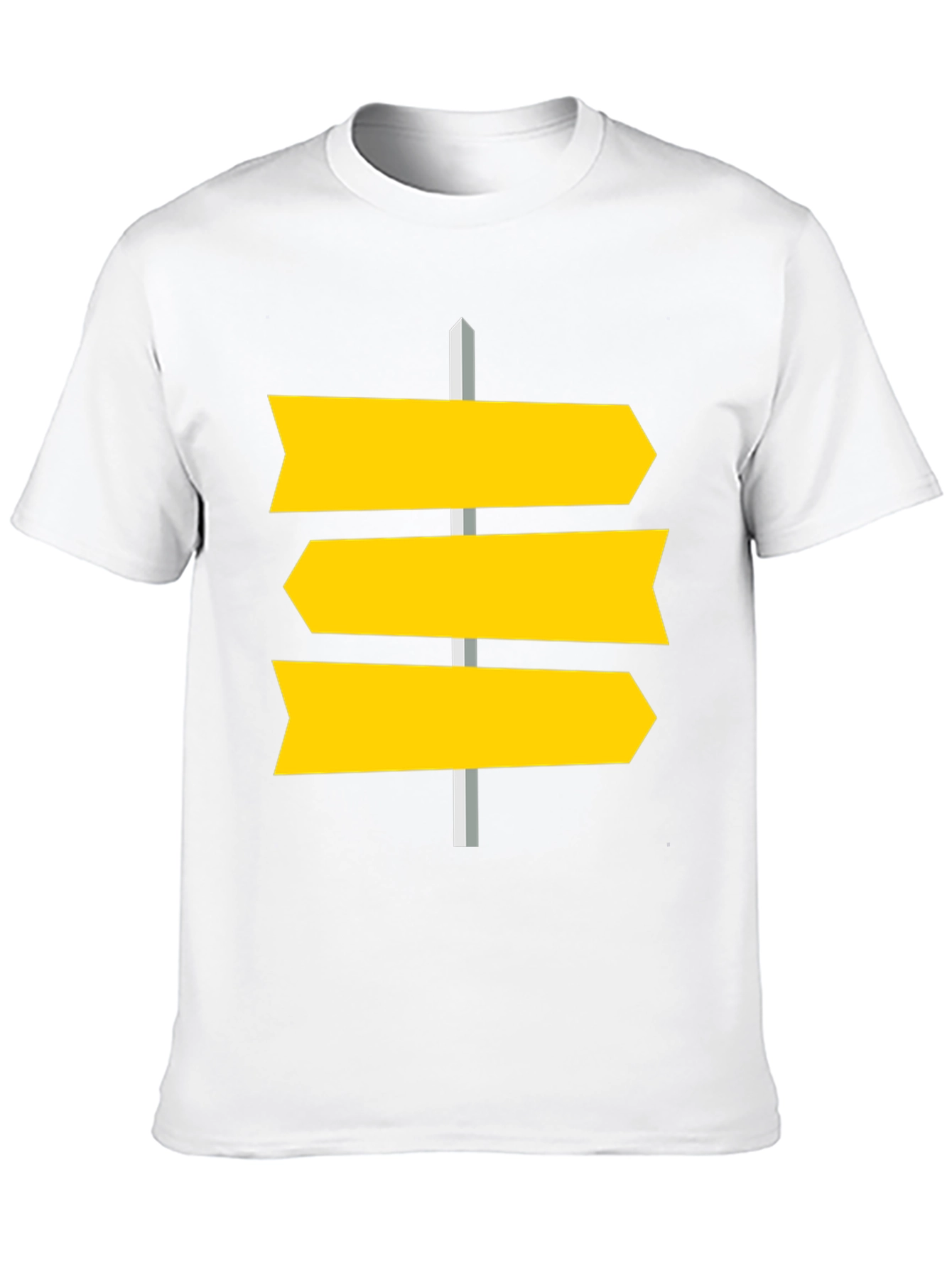 Directional Signpost Graphic Tee - Unisex Cotton T-Shirt