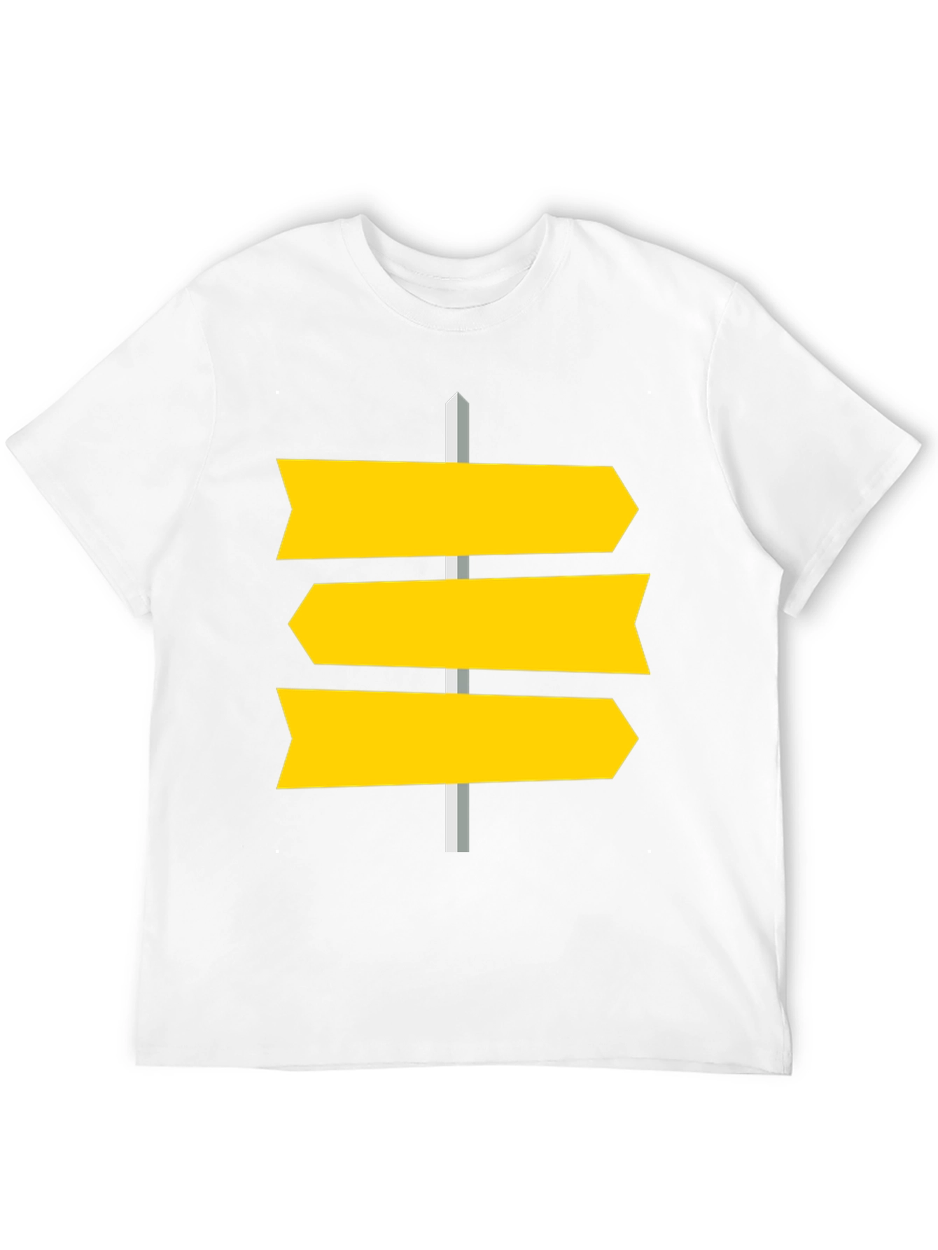 Directional Signpost Graphic Tee - Unisex Cotton T-Shirt