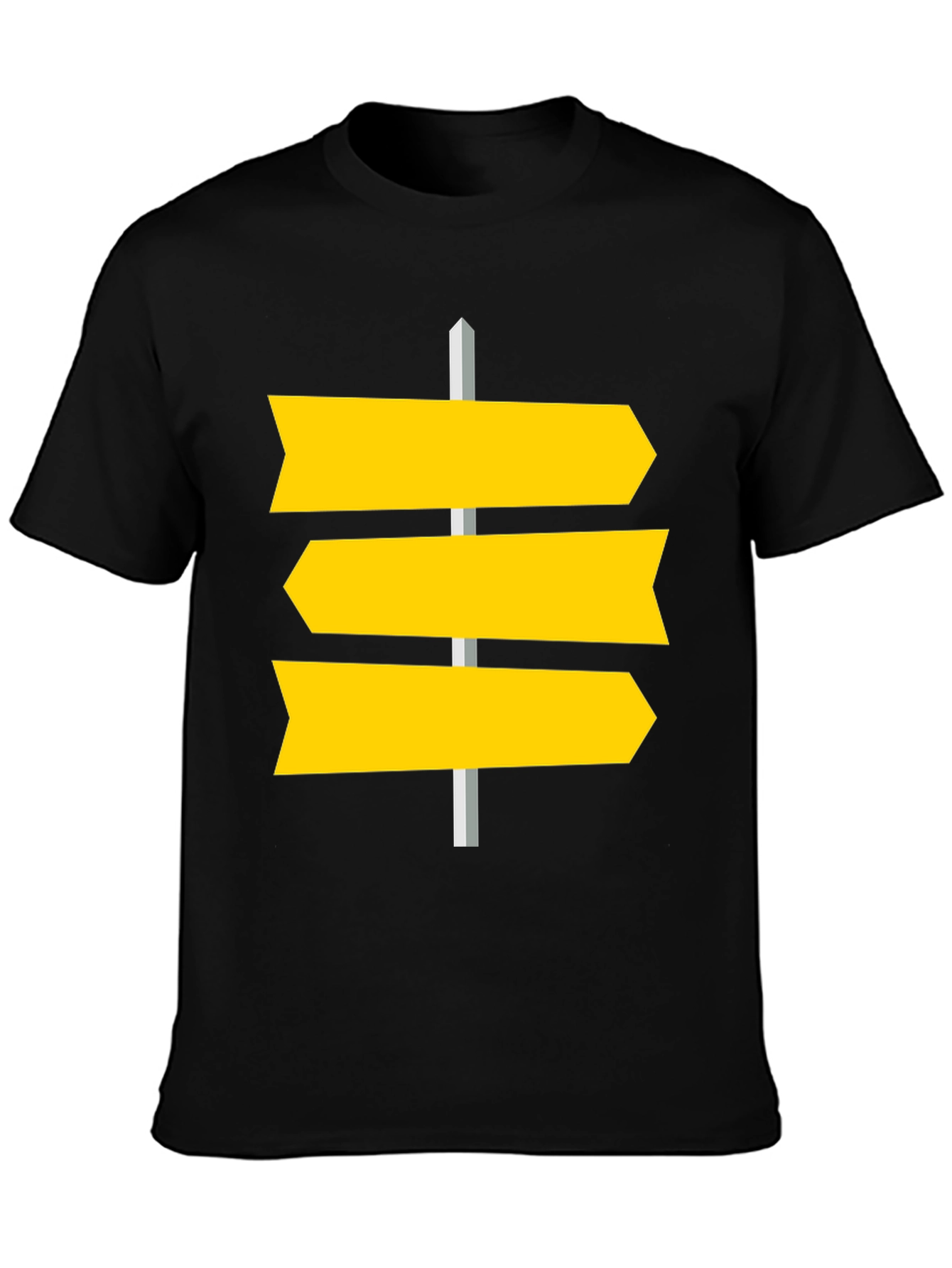 Directional Signpost Graphic Tee - Unisex Cotton T-Shirt