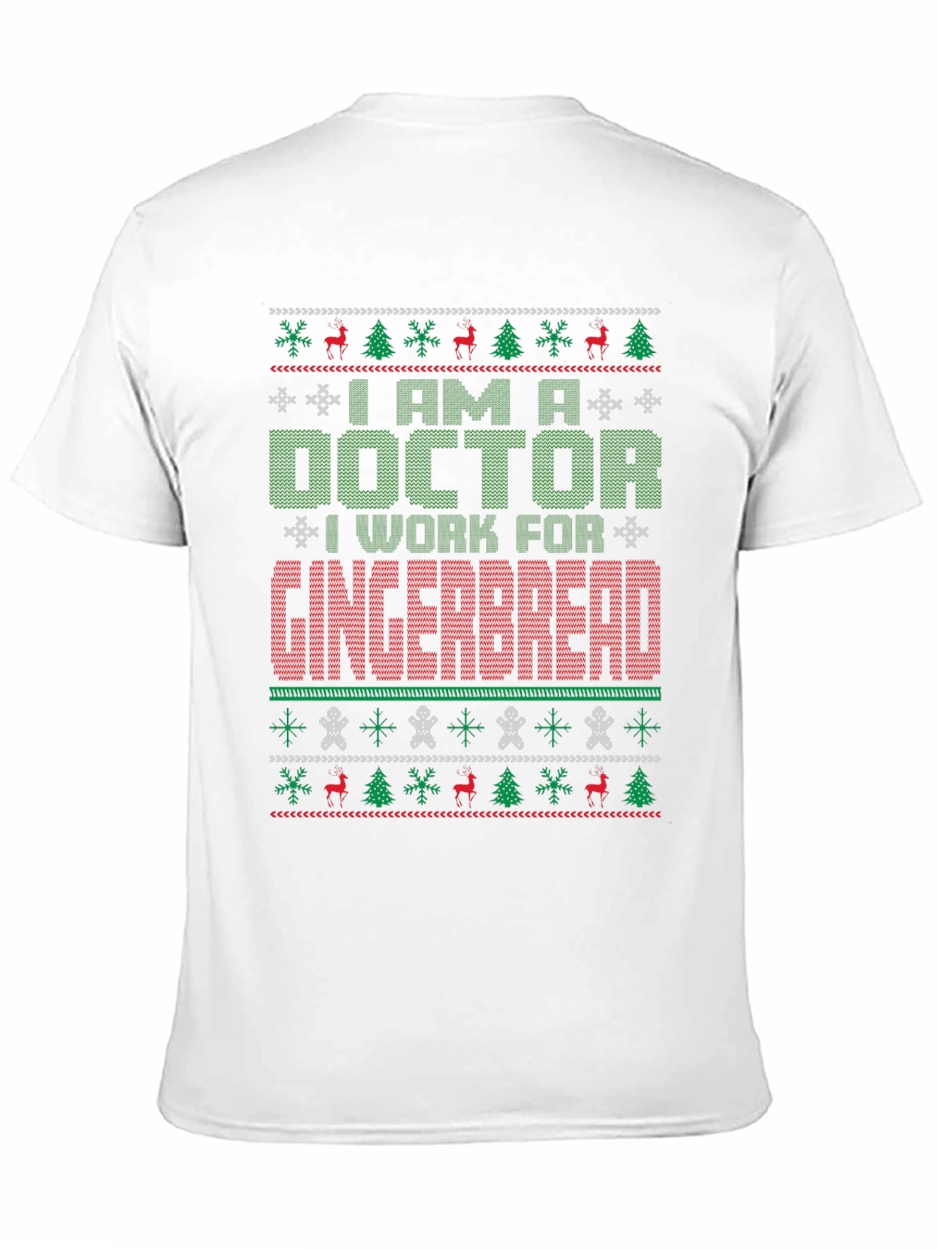 Doctor Gingerbread Ugly Christmas Sweater T-Shirt