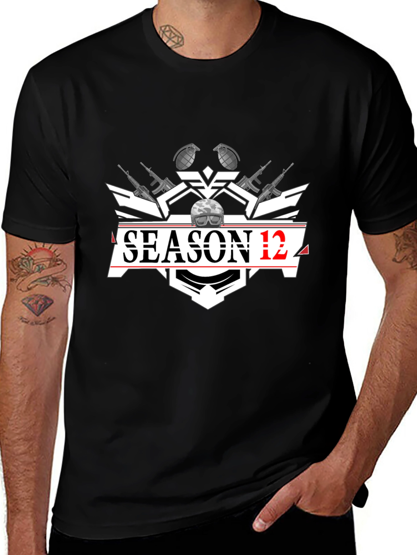 Season 12 Graphic T-Shirt - Black