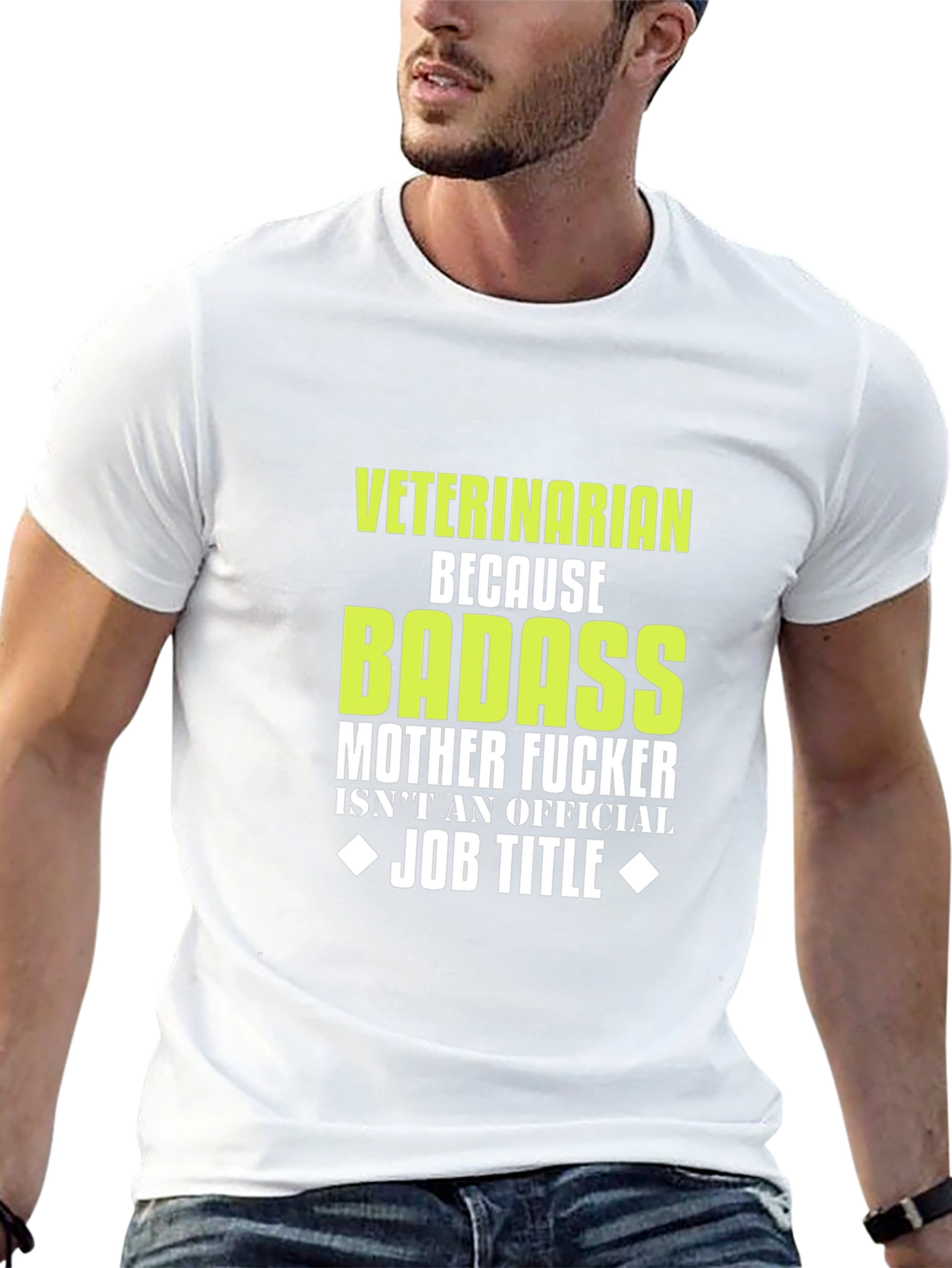 Veterinarian Badass Graphic T-Shirt