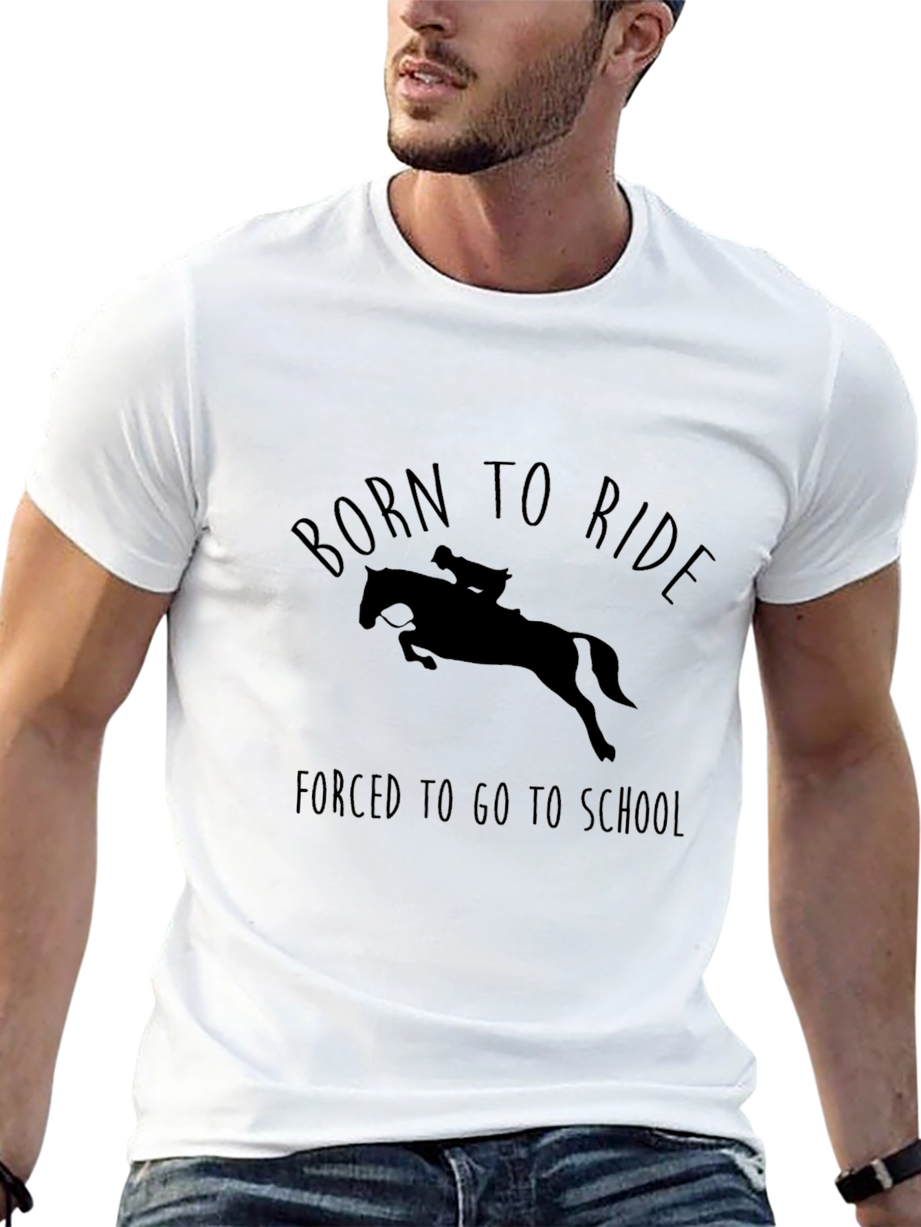 Born to Ride T-Shirt - Equestrian Lover Tee