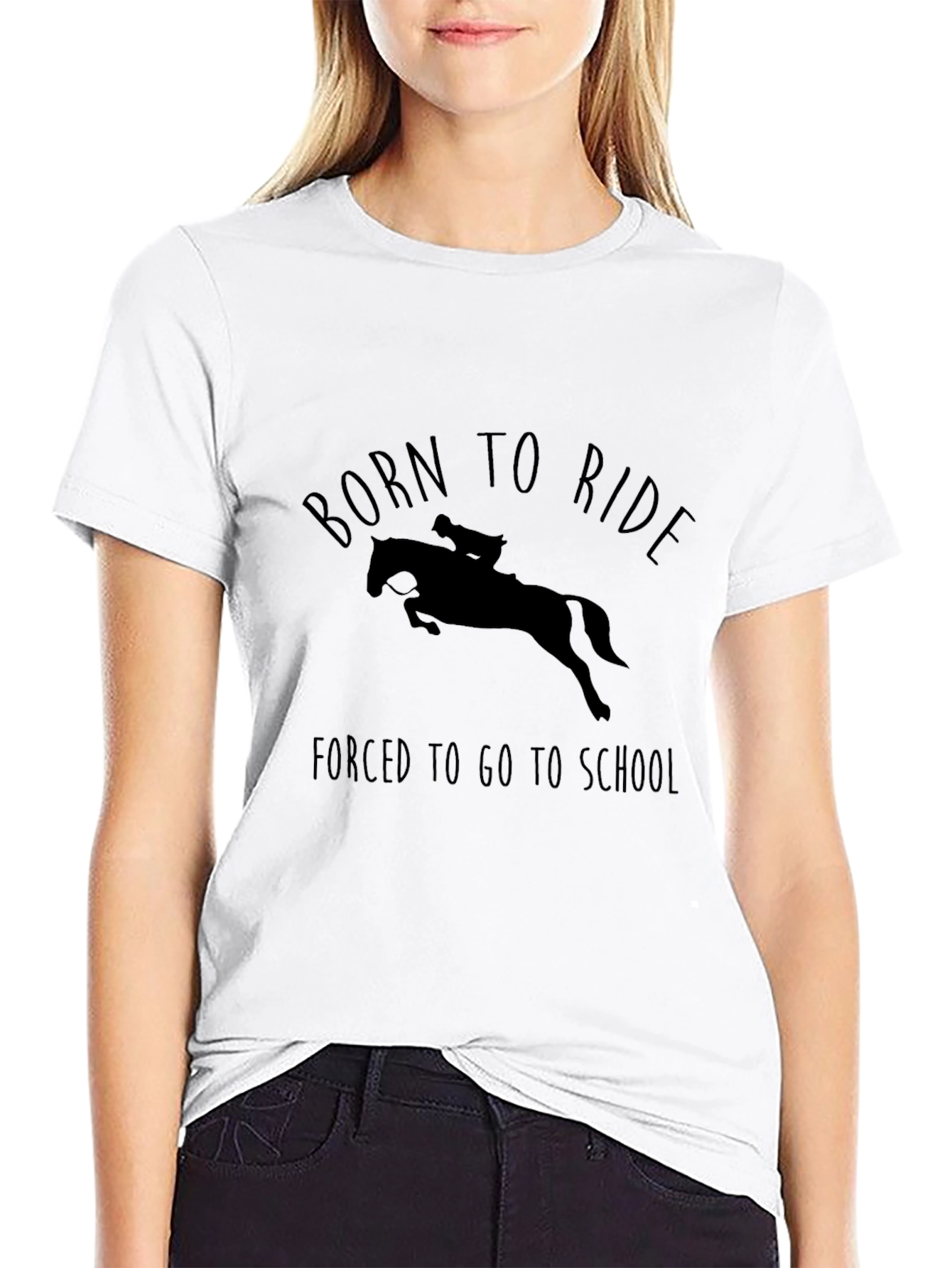 Born to Ride T-Shirt - Equestrian Lover Tee
