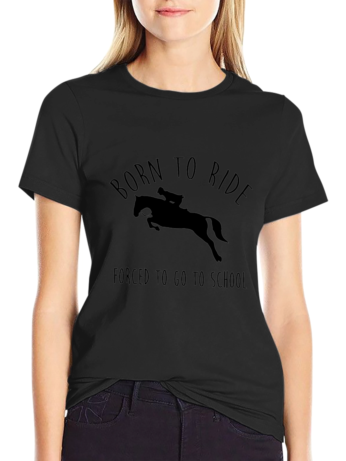 Born to Ride T-Shirt - Equestrian Lover Tee