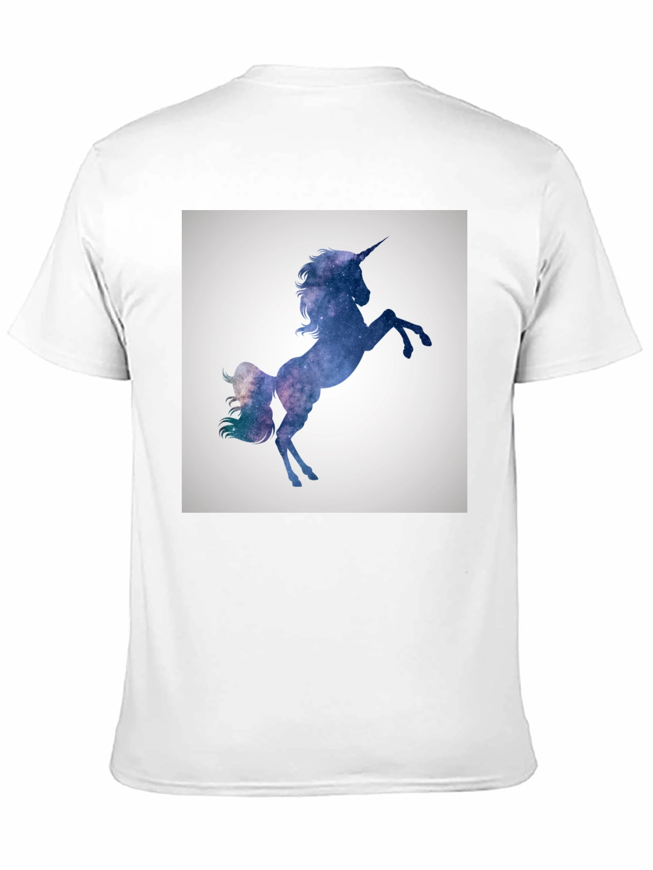 Galaxy Unicorn Graphic Black T-Shirt