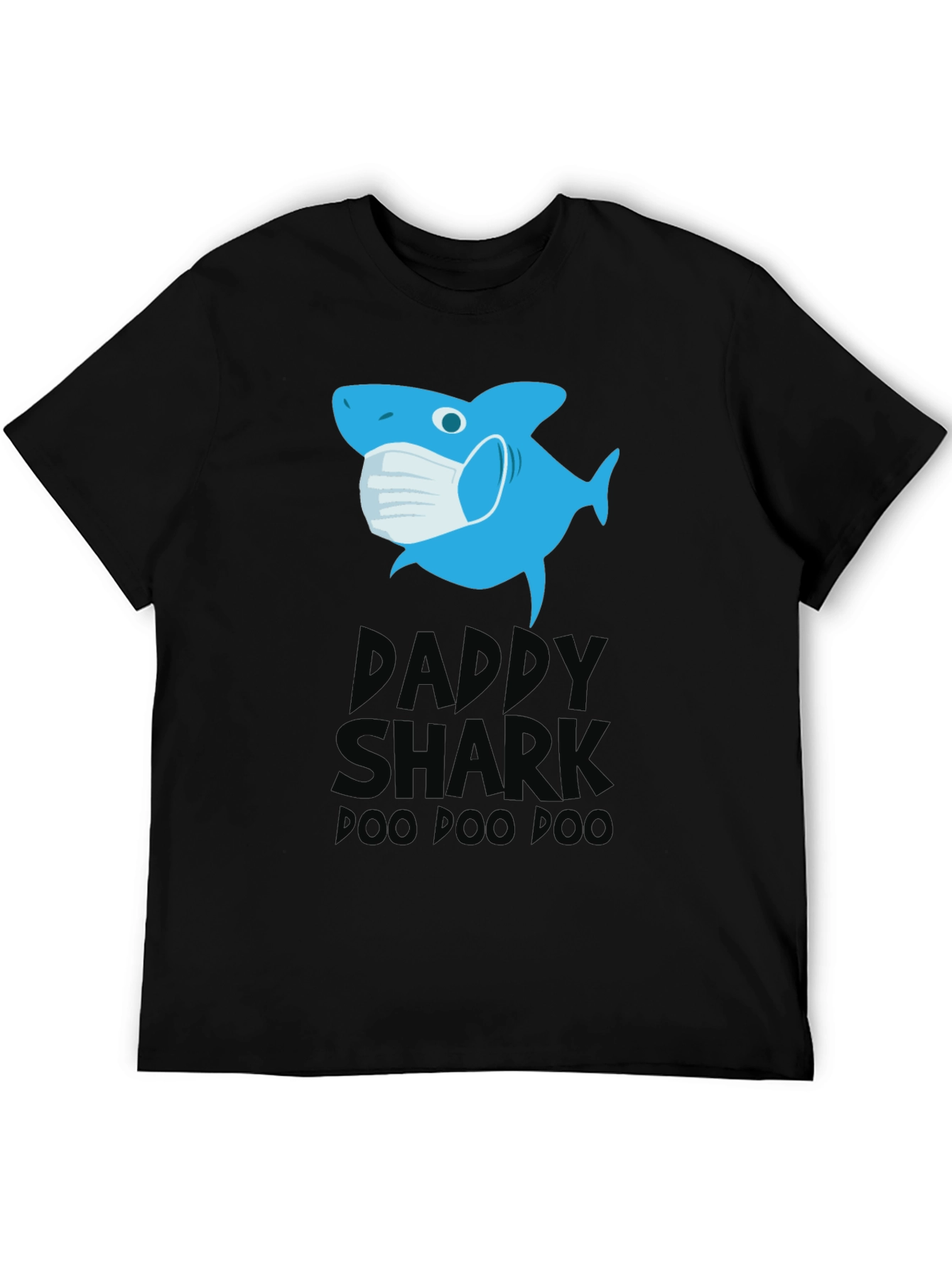 Daddy Shark Mask T-Shirt Doo Doo Doo