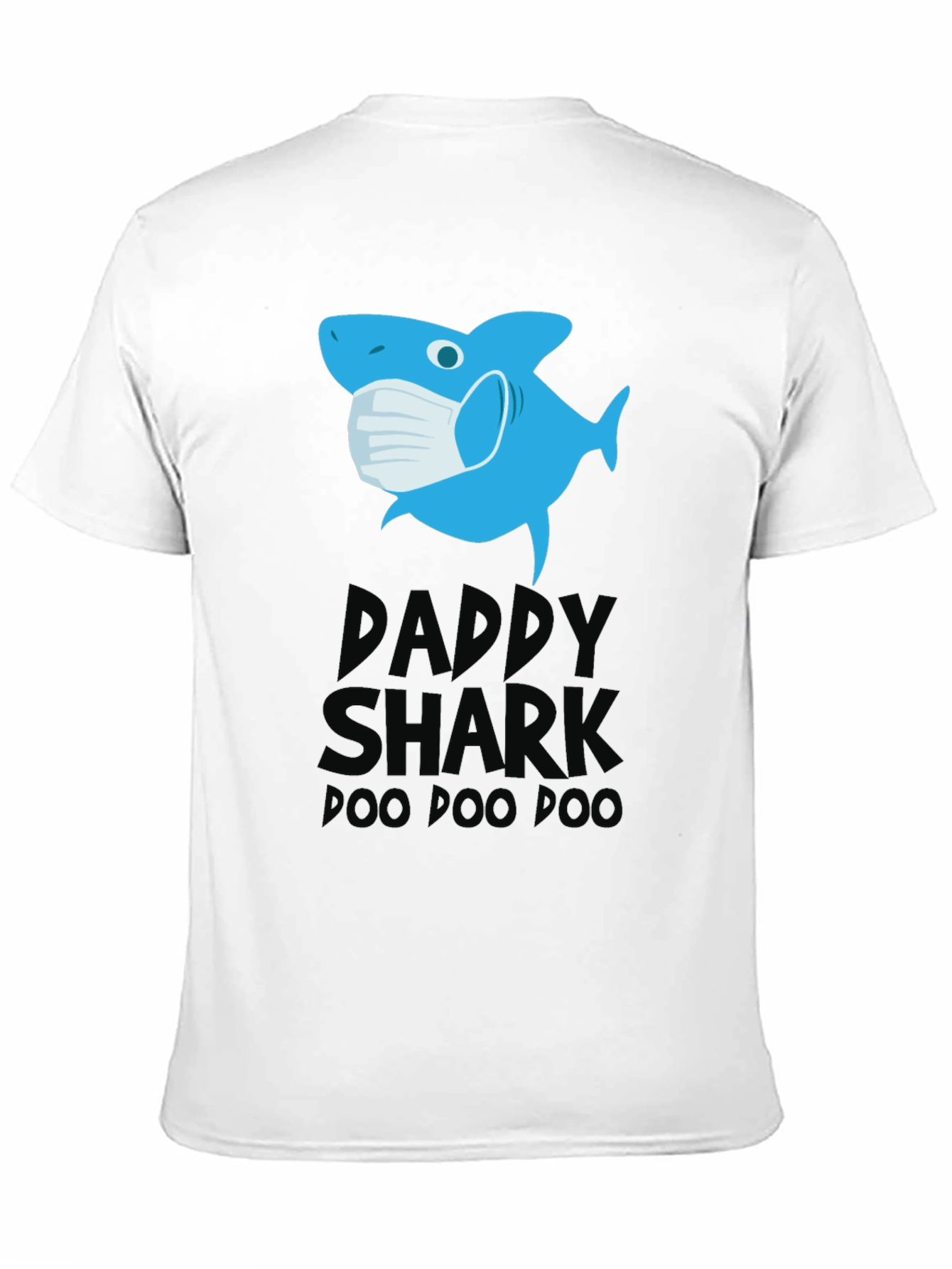 Daddy Shark Mask T-Shirt Doo Doo Doo