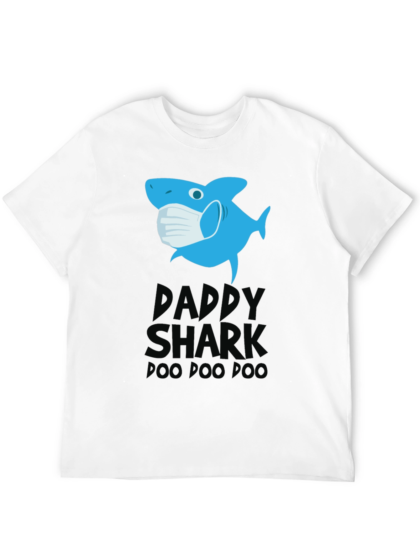 Daddy Shark Mask T-Shirt Doo Doo Doo