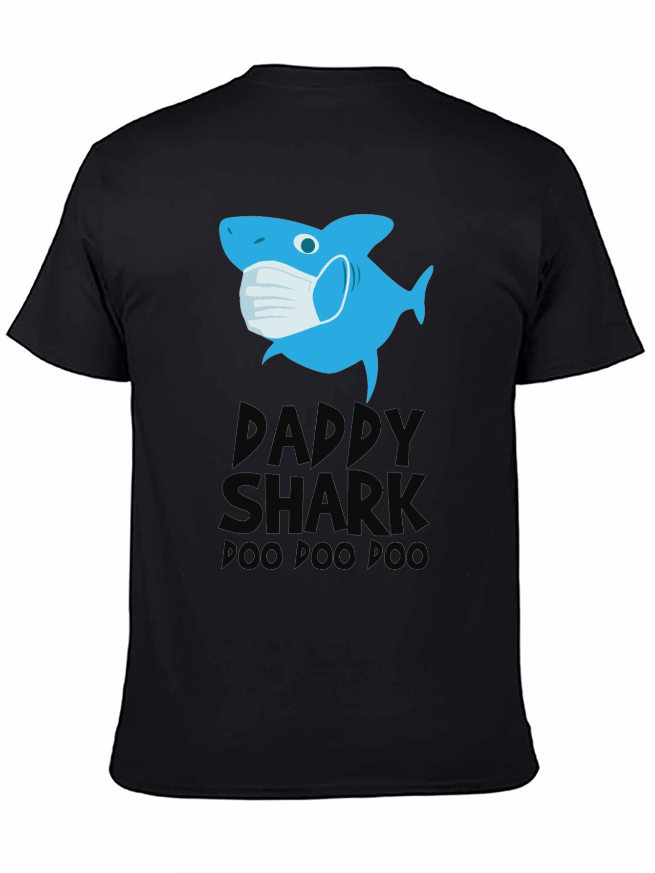 Daddy Shark Mask T-Shirt Doo Doo Doo