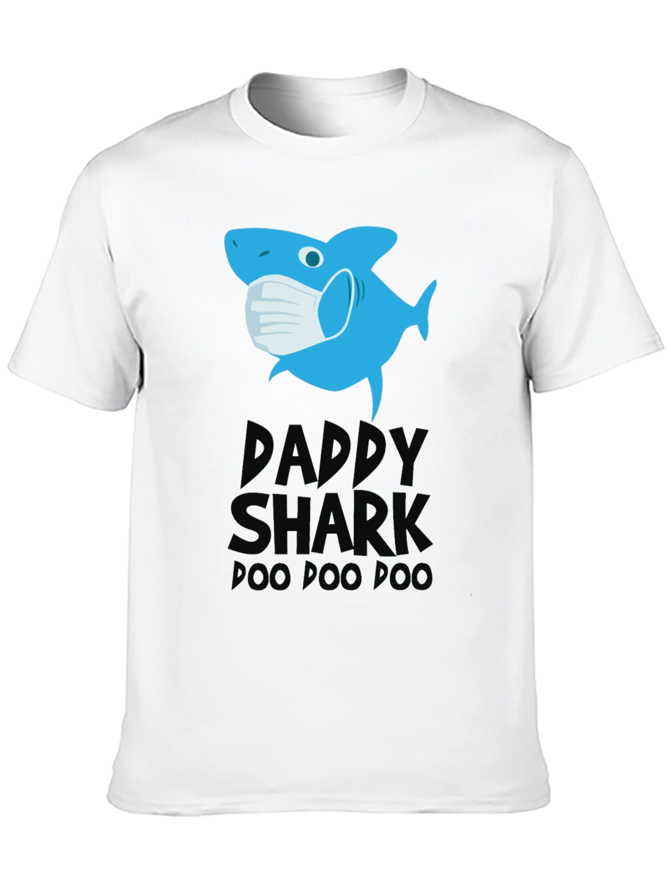 Daddy Shark Mask T-Shirt Doo Doo Doo
