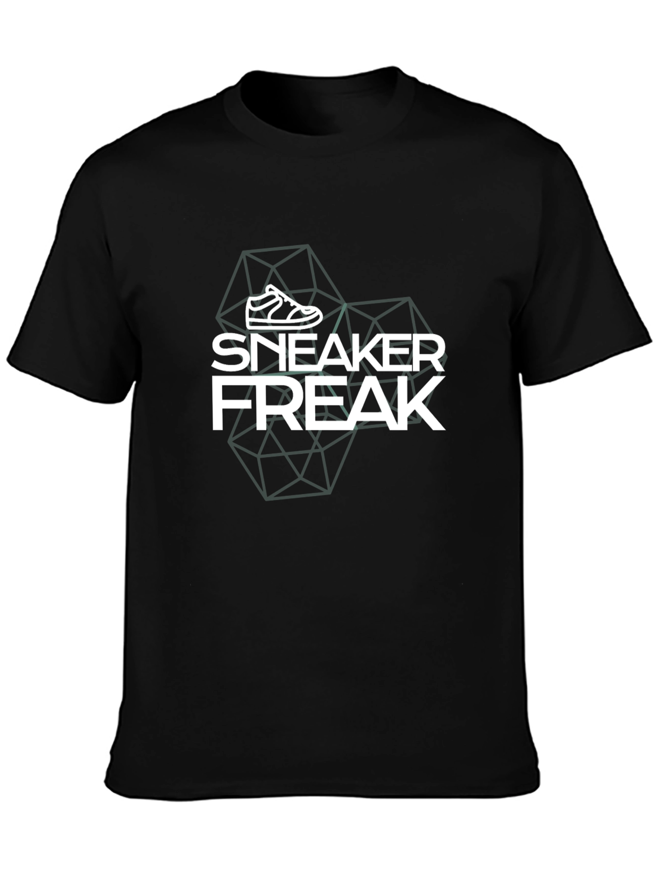 Sneaker Freak Graphic Tee - Black Crew Neck