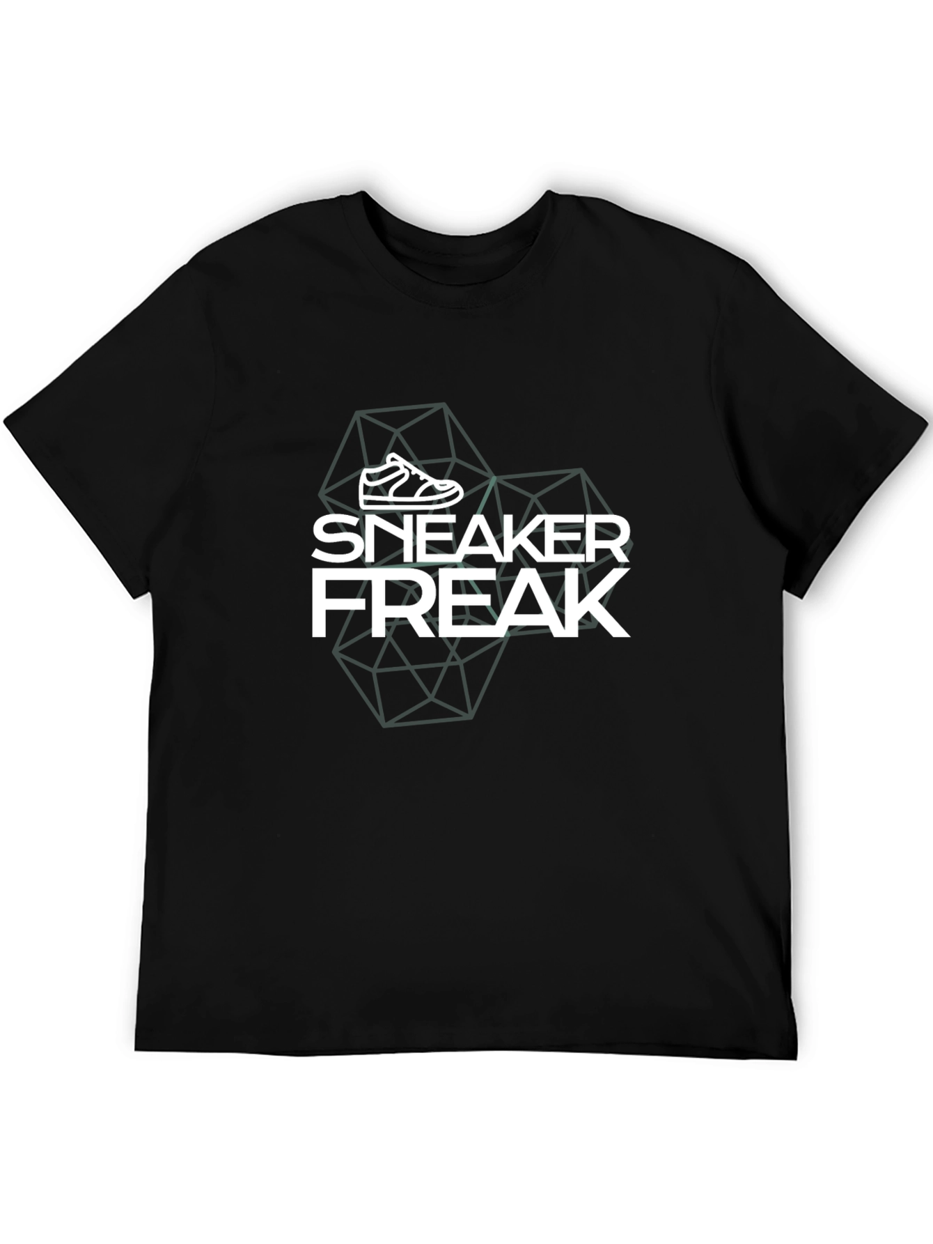 Sneaker Freak Graphic Tee - Black Crew Neck