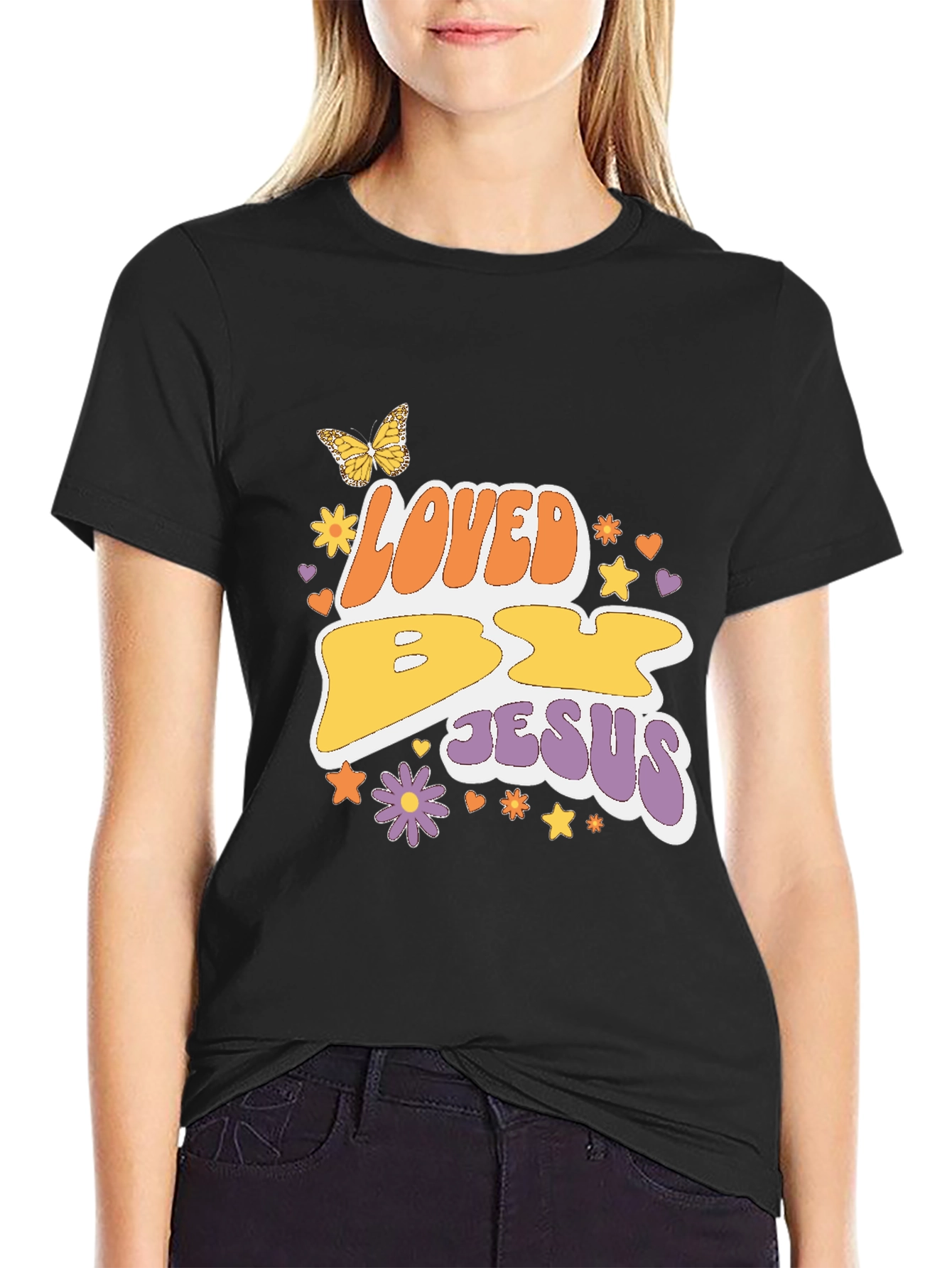 Loved By Jesus Graphic Tee