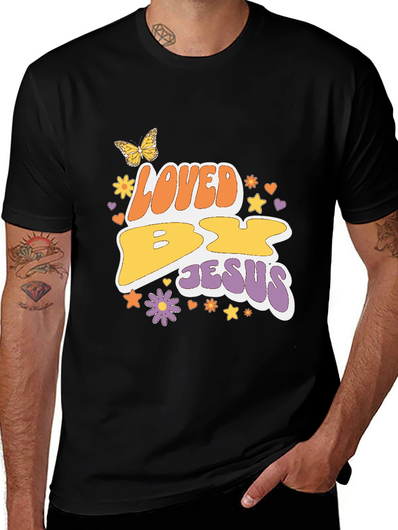 Loved By Jesus Graphic Tee