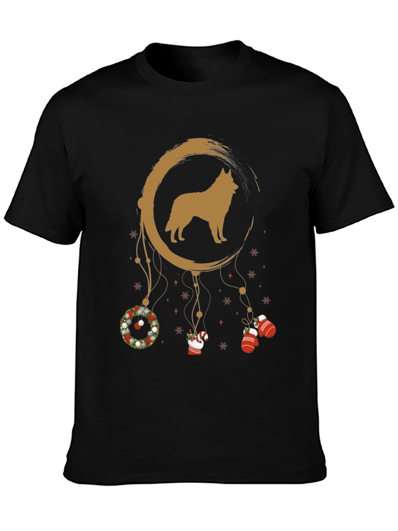 Dog Dreamcatcher Christmas T-Shirt