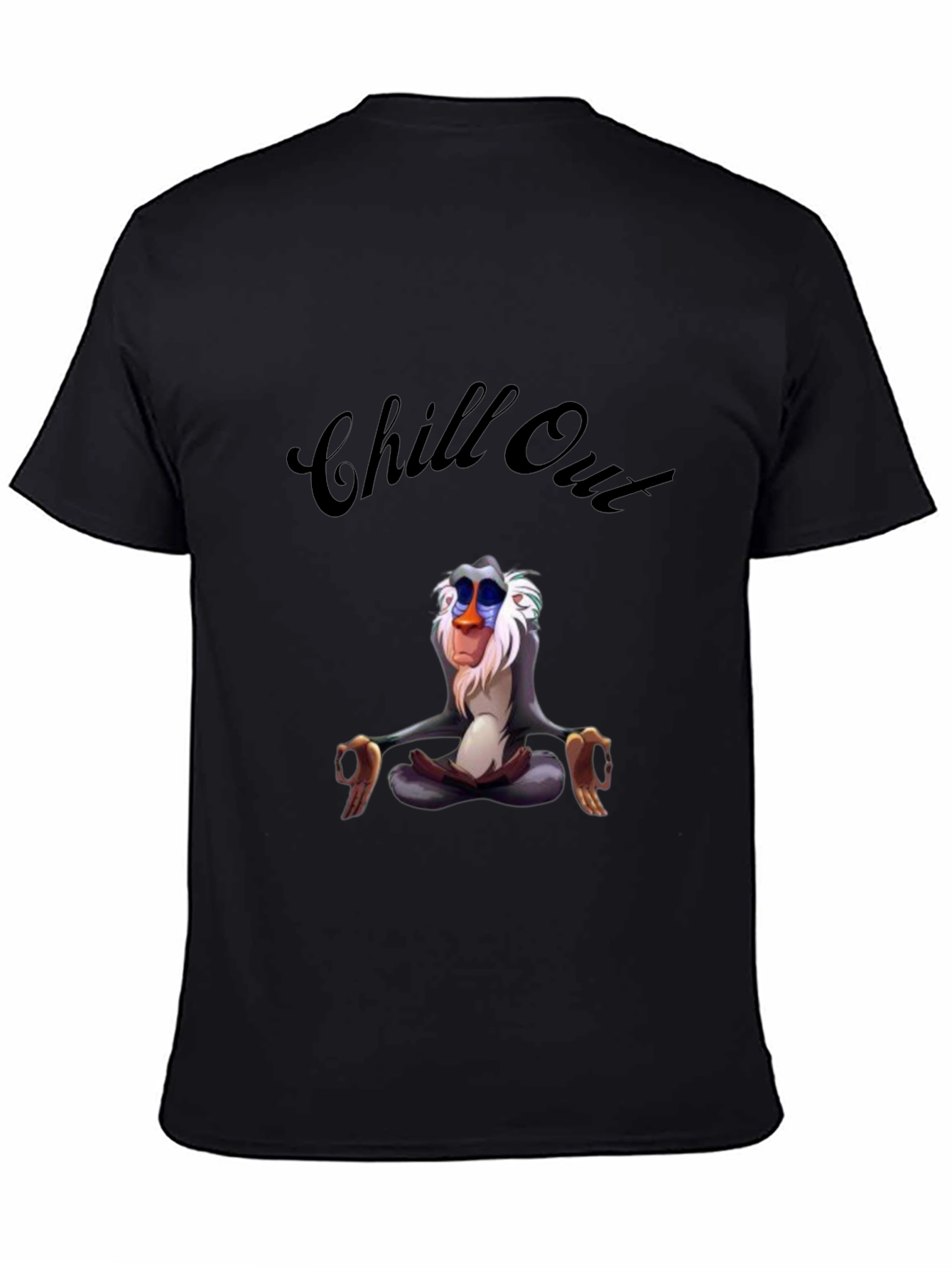 Chill Out Rafiki T-Shirt - Relaxed Zen Monkey Tee