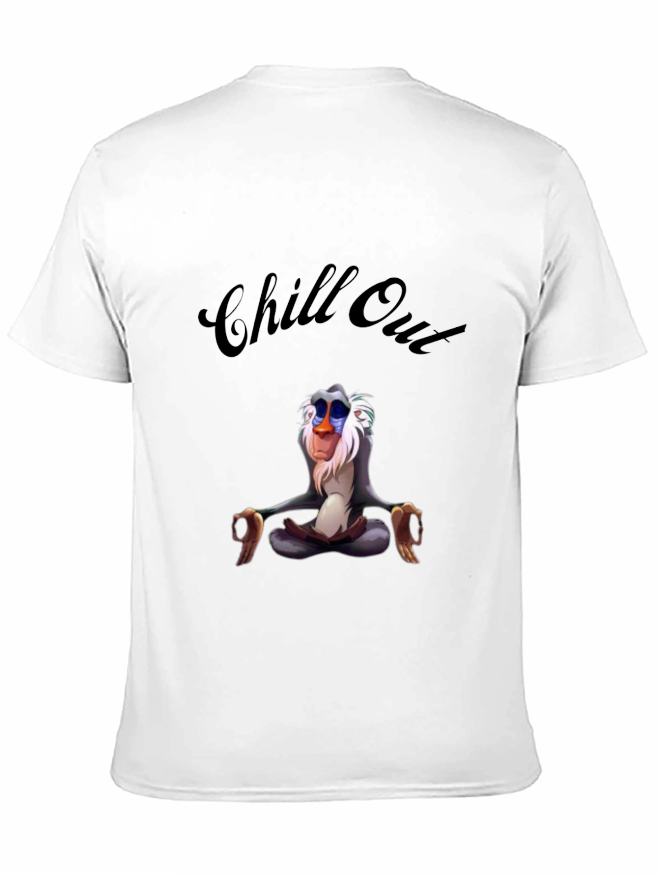 Chill Out Rafiki T-Shirt - Relaxed Zen Monkey Tee