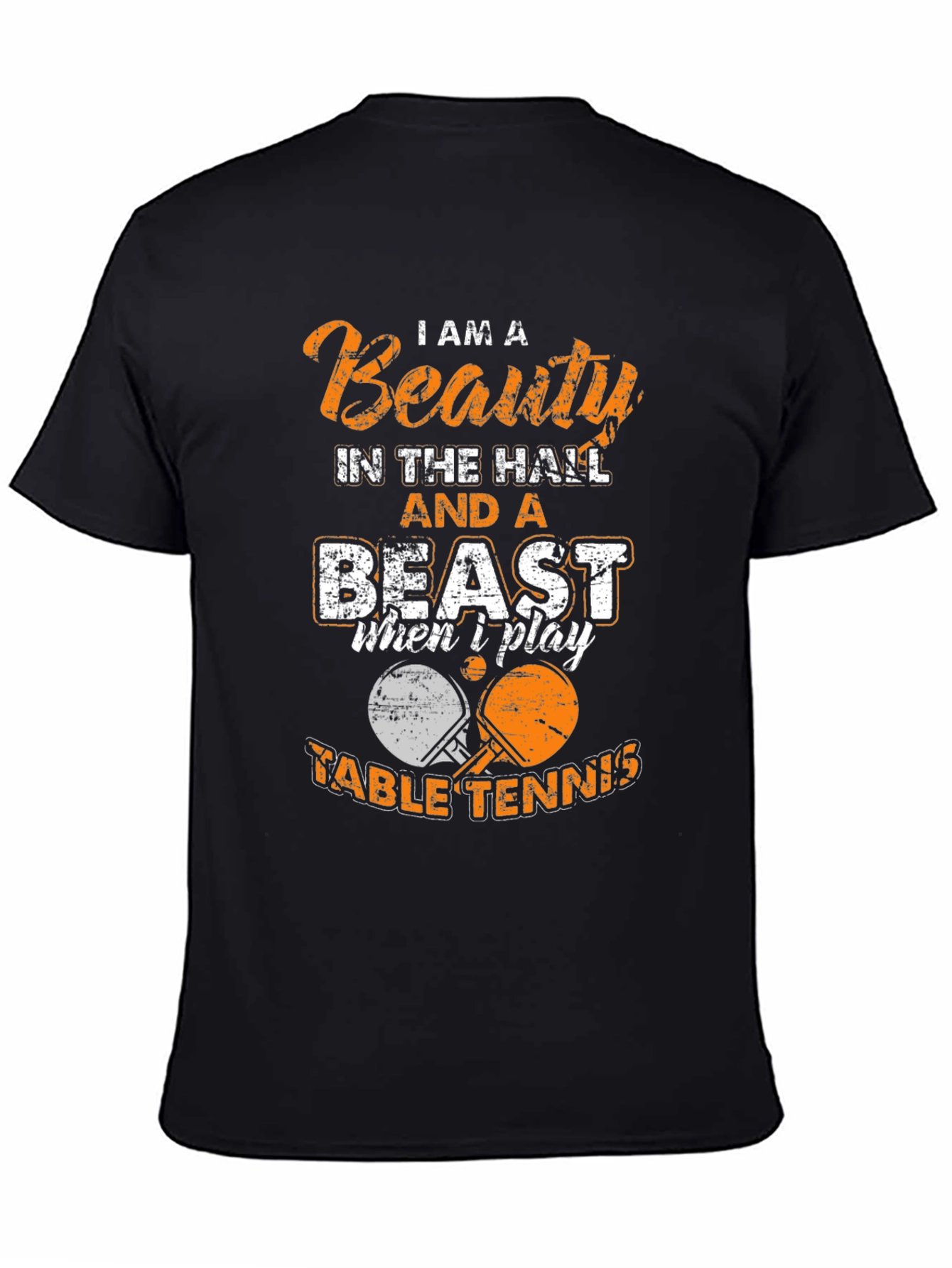 Beauty and Beast Table Tennis T-Shirt