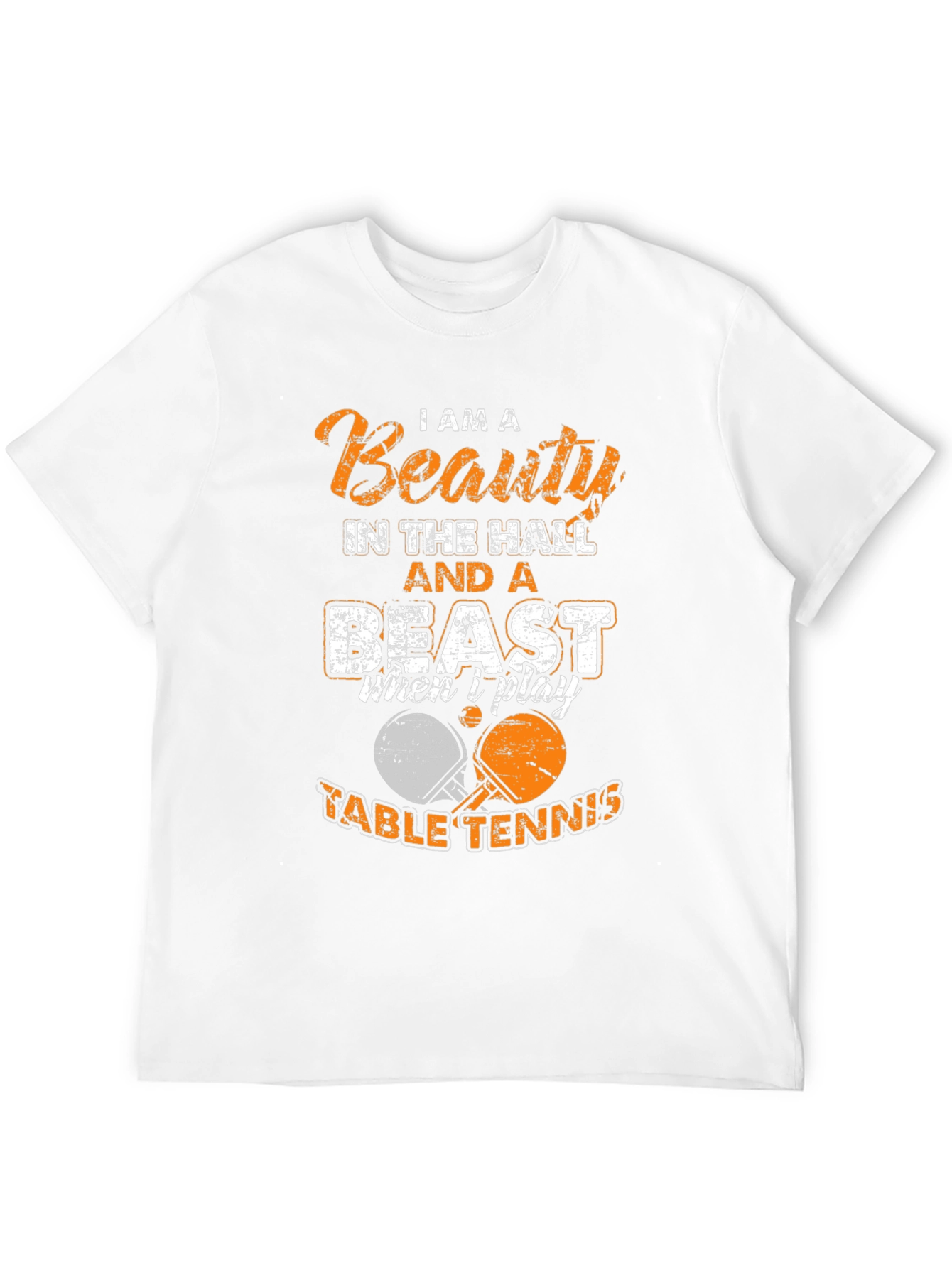 Beauty and Beast Table Tennis T-Shirt