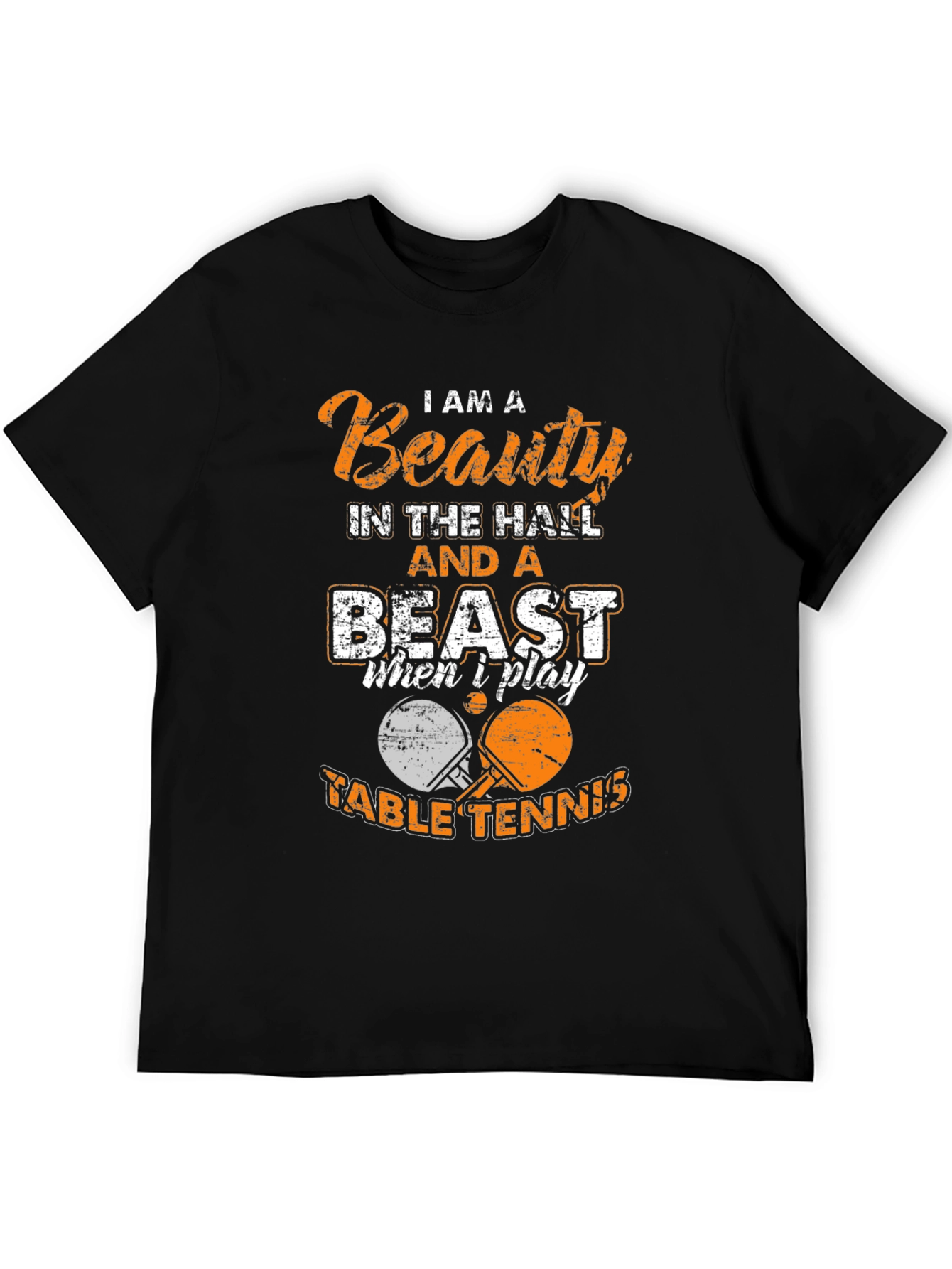 Beauty and Beast Table Tennis T-Shirt