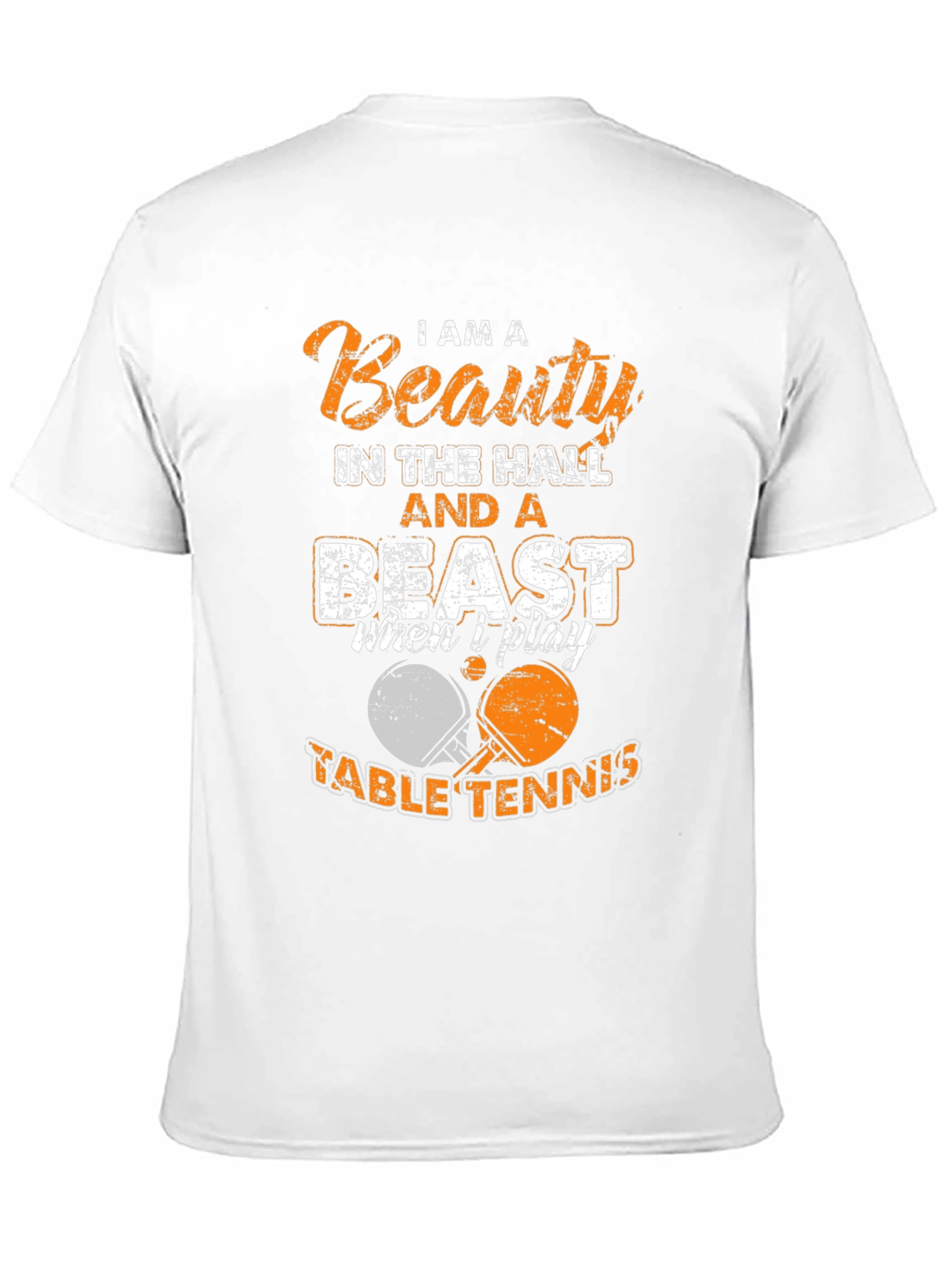 Beauty and Beast Table Tennis T-Shirt