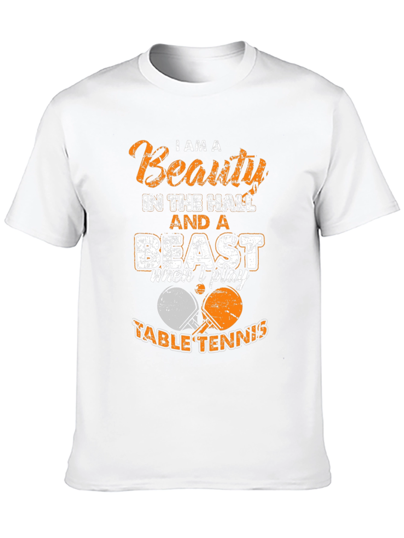 Beauty and Beast Table Tennis T-Shirt