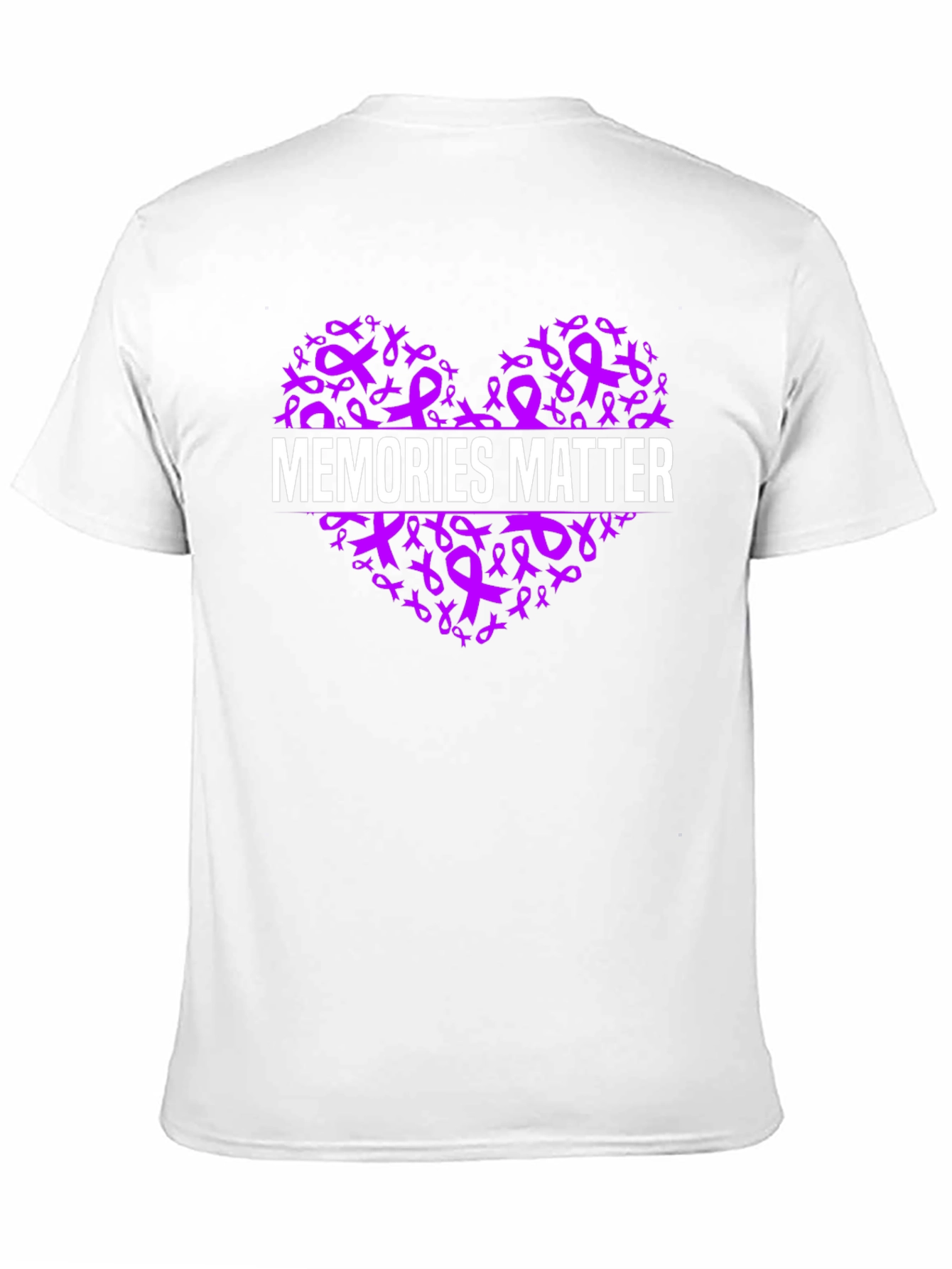 Memories Matter Awareness Ribbon Heart T-Shirt