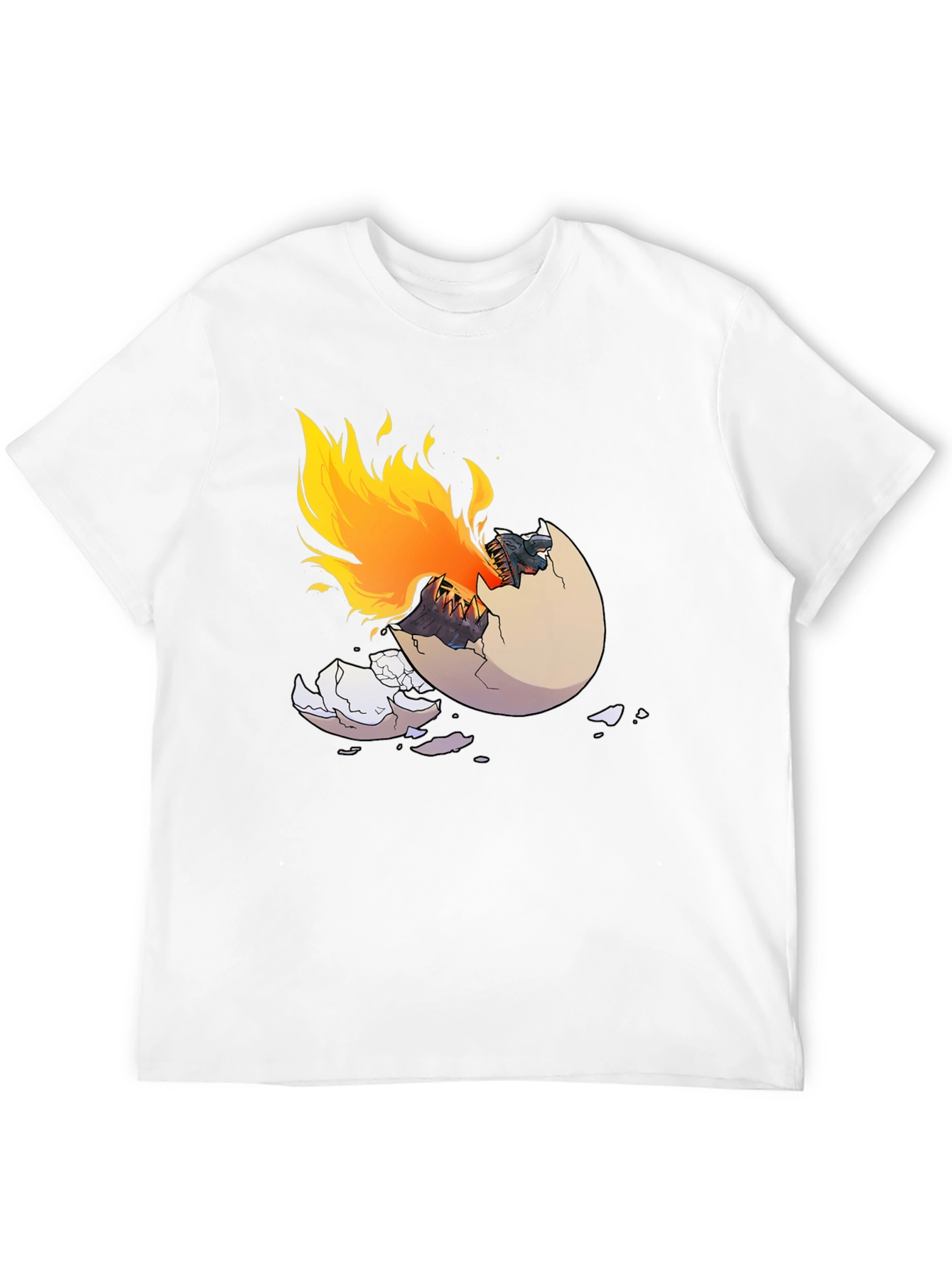 Dragon Hatching T-Shirt - Fire Breathing Design