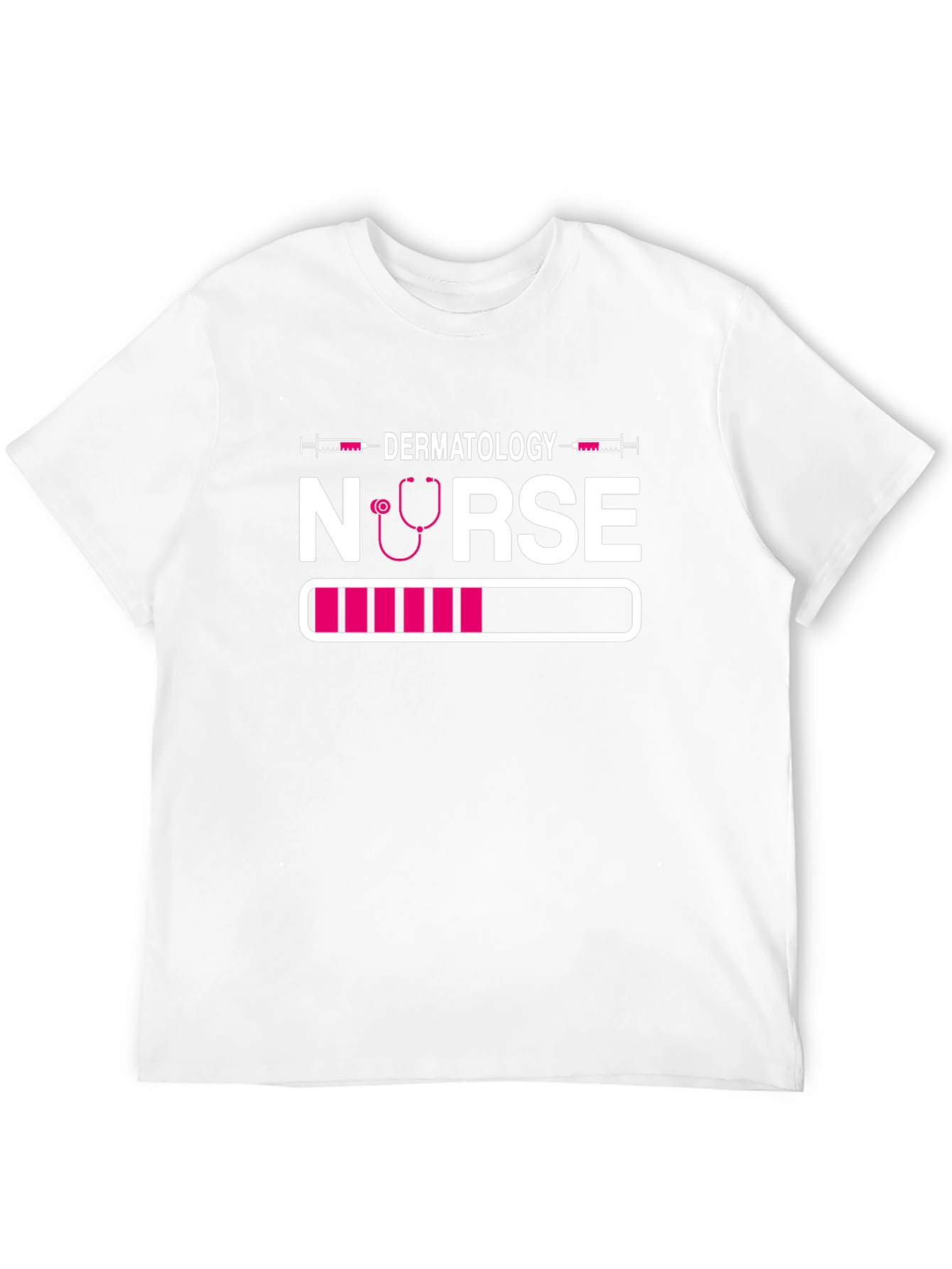 Dermatology Nurse Loading T-Shirt - Black Unique Design