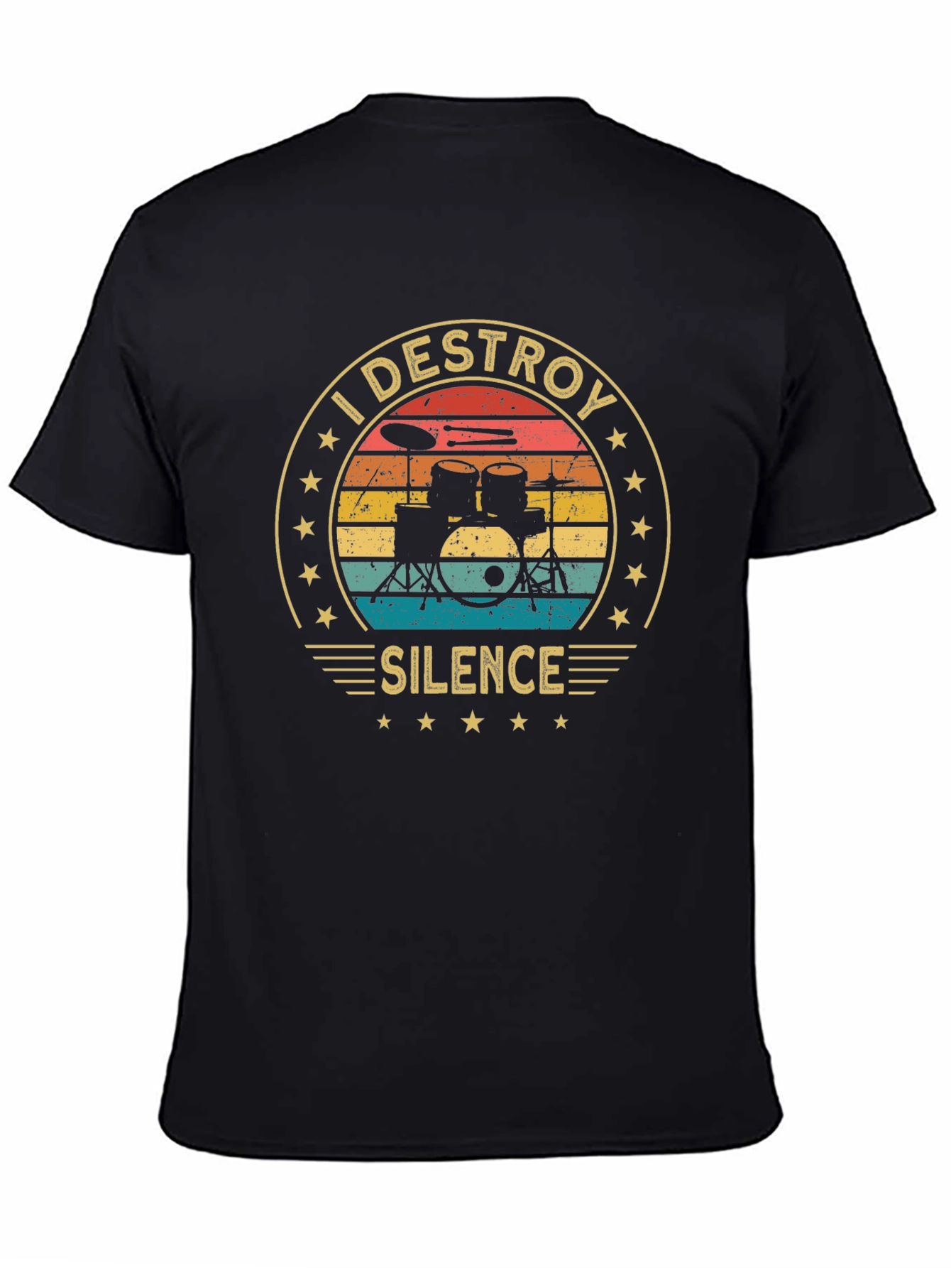 I Destroy Silence Drummer T-Shirt