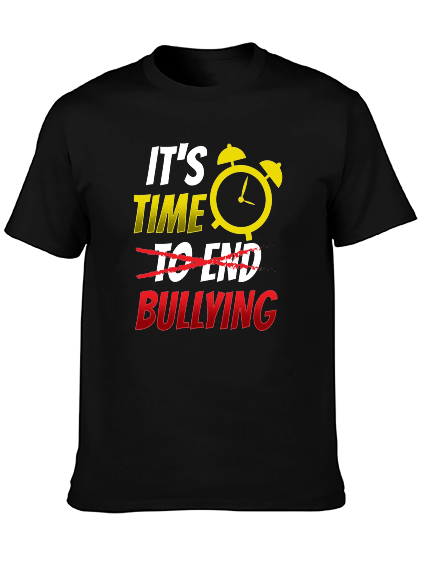 Time to End Bullying Graphic Tee - Anti-Bullying Awareness