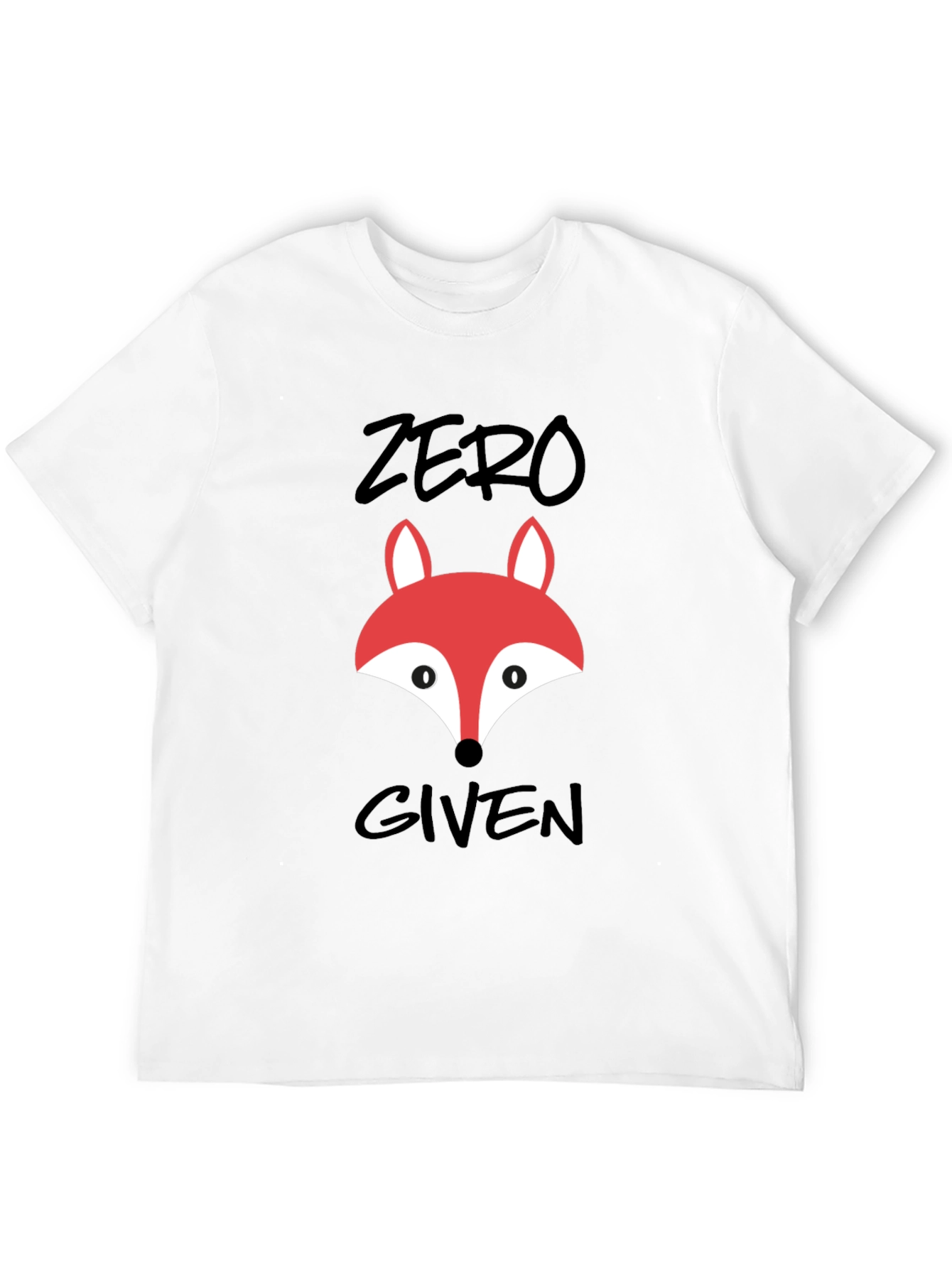 Zero Fox Given Graphic Tee - Black Cotton T-Shirt