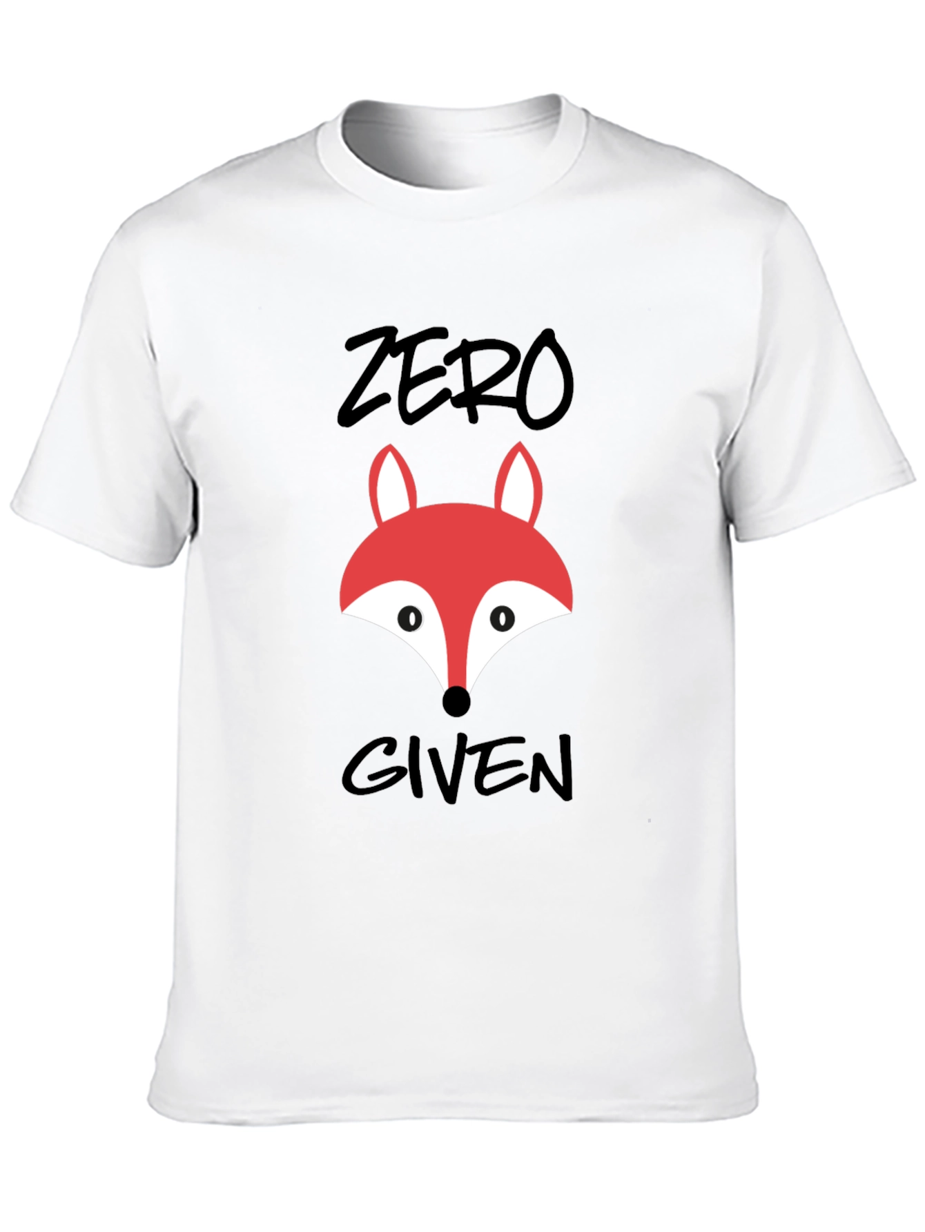 Zero Fox Given Graphic Tee - Black Cotton T-Shirt