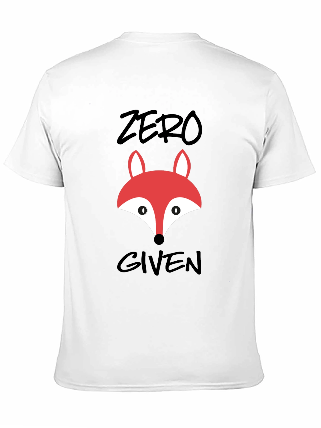 Zero Fox Given Graphic Tee - Black Cotton T-Shirt