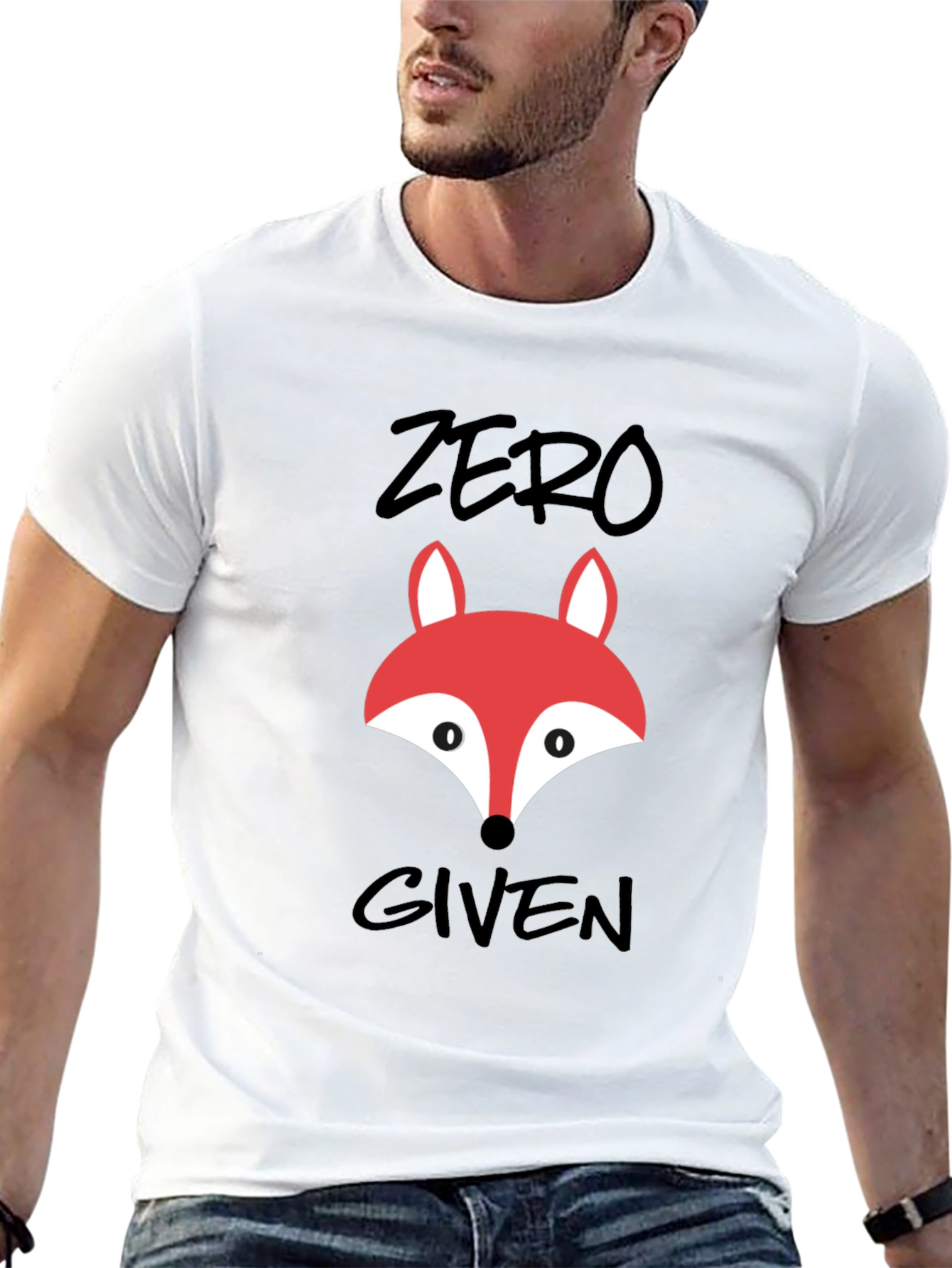 Zero Fox Given Graphic Tee - Black Cotton T-Shirt
