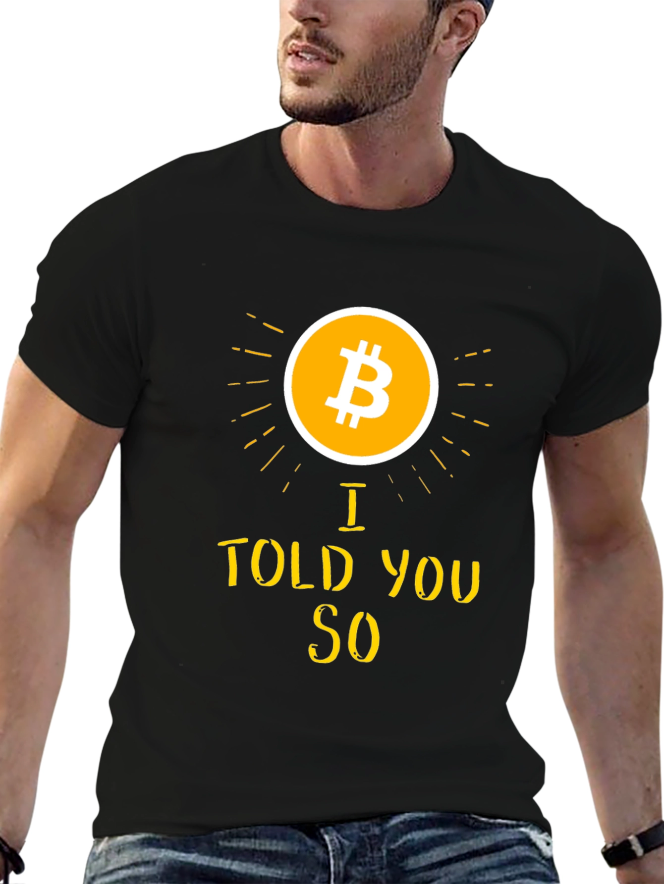 Bitcoin I Told You So Black T-Shirt