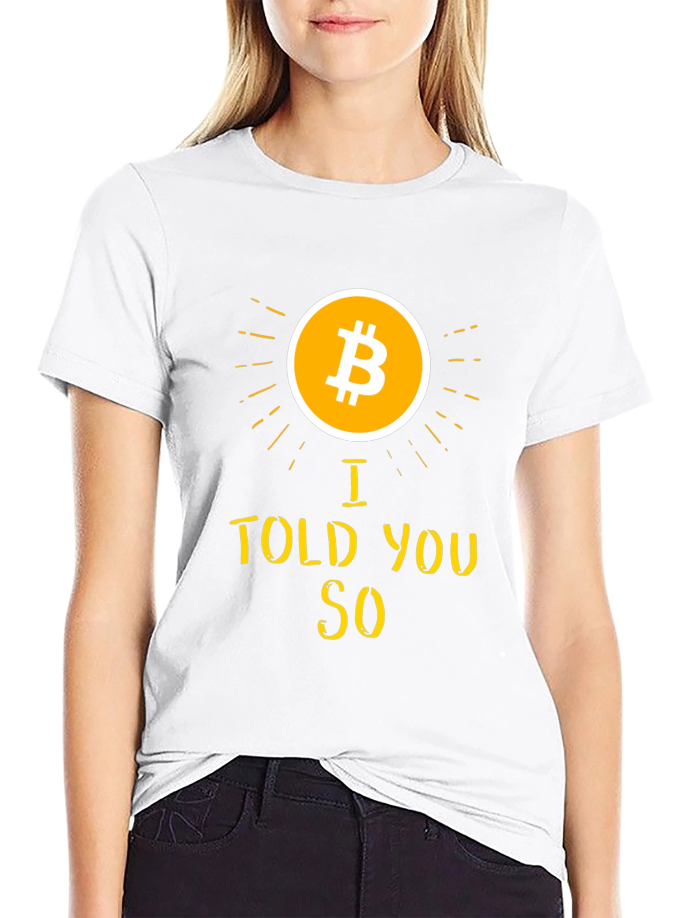 Bitcoin I Told You So Black T-Shirt