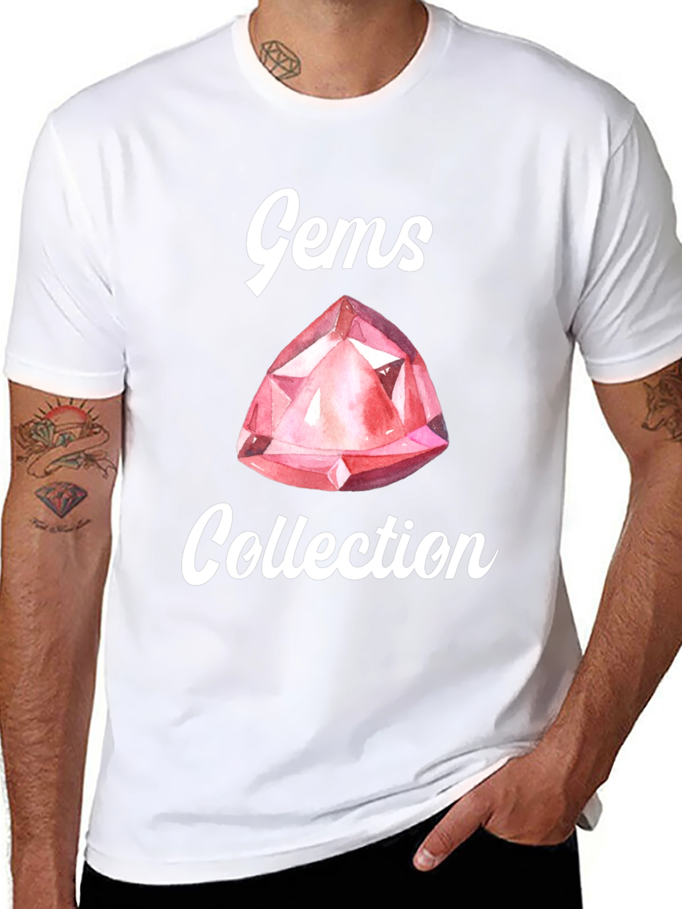 Gems Collection Black T-Shirt