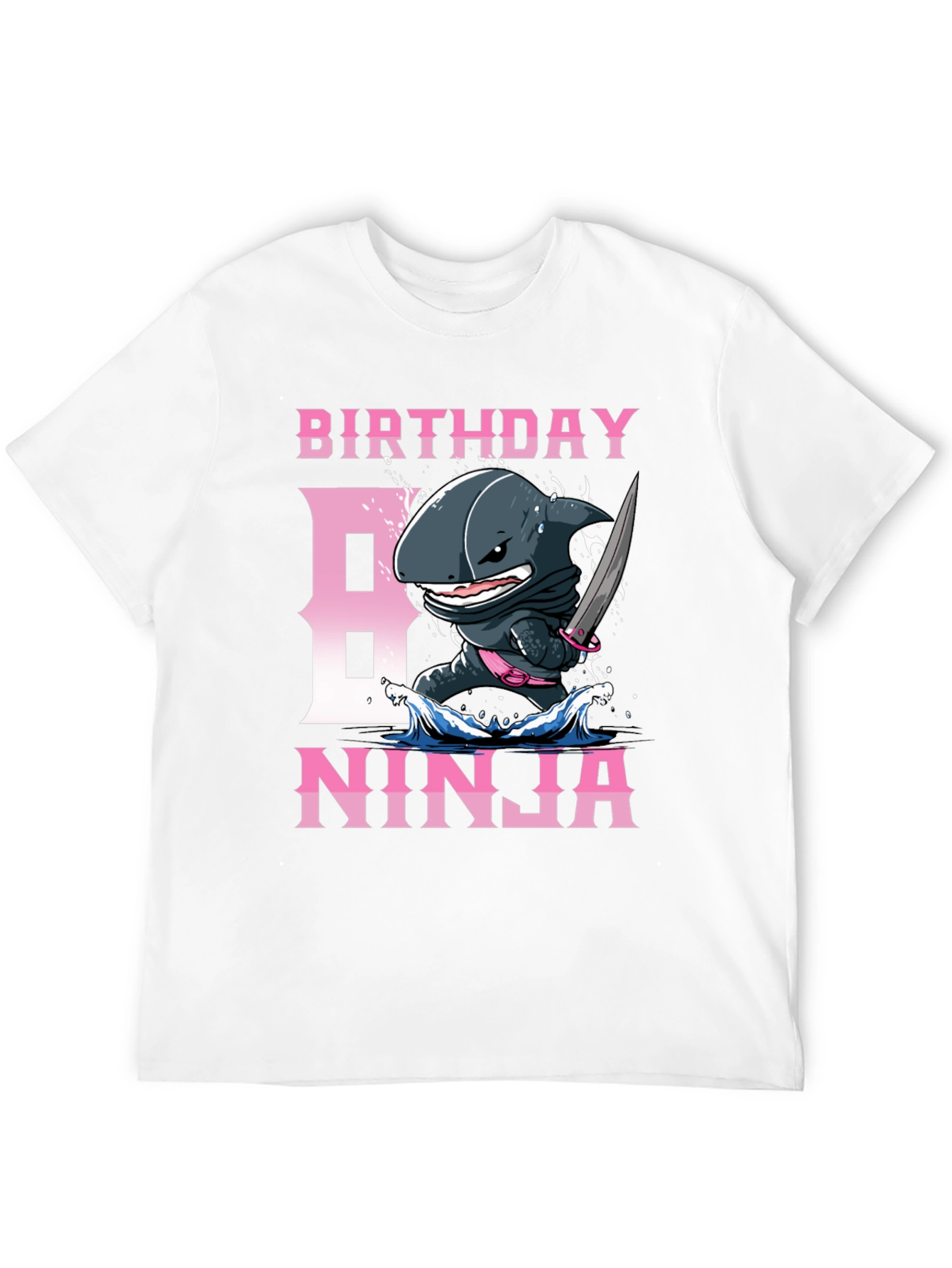 Birthday Ninja Shark T-Shirt