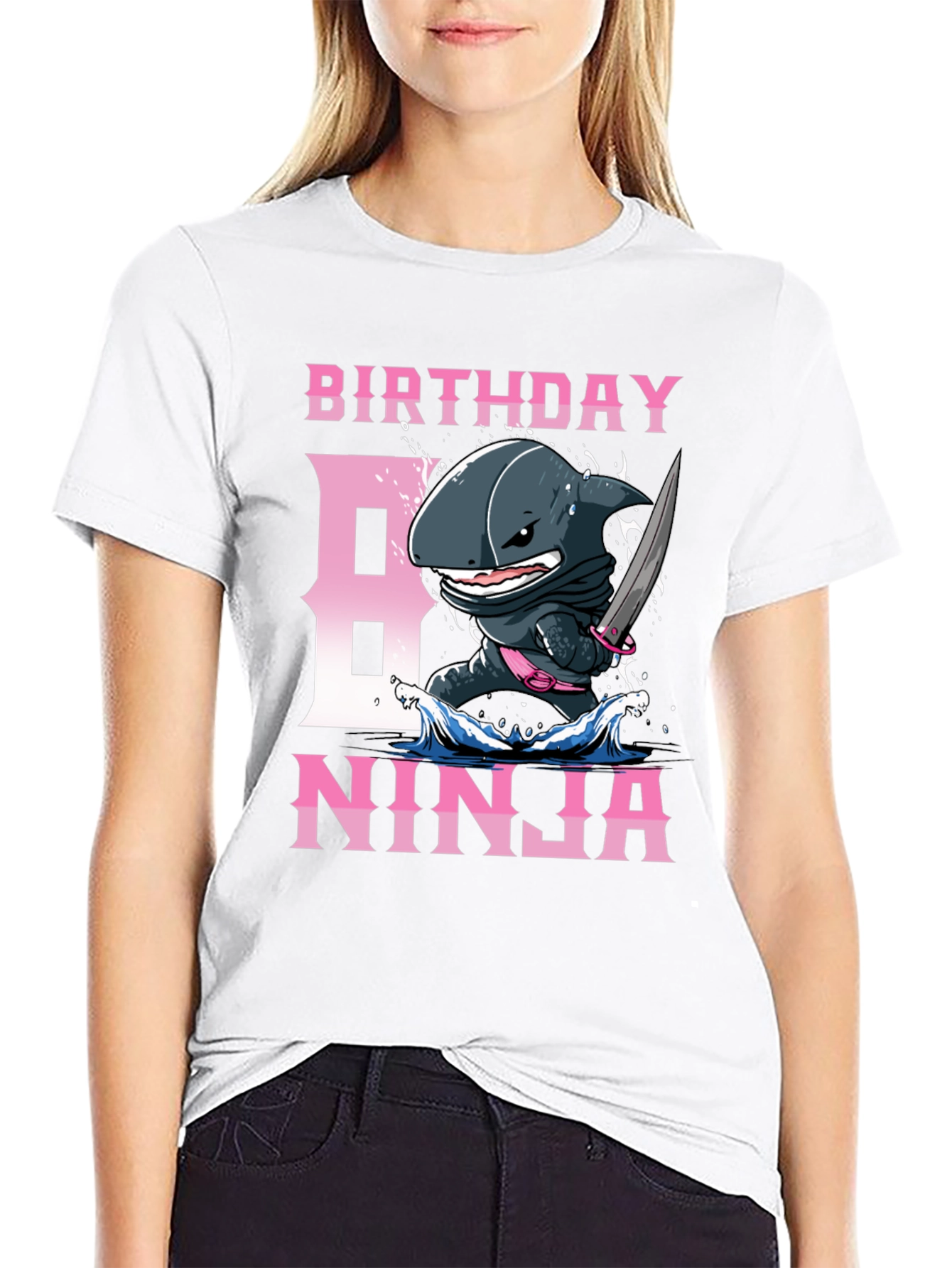 Birthday Ninja Shark T-Shirt