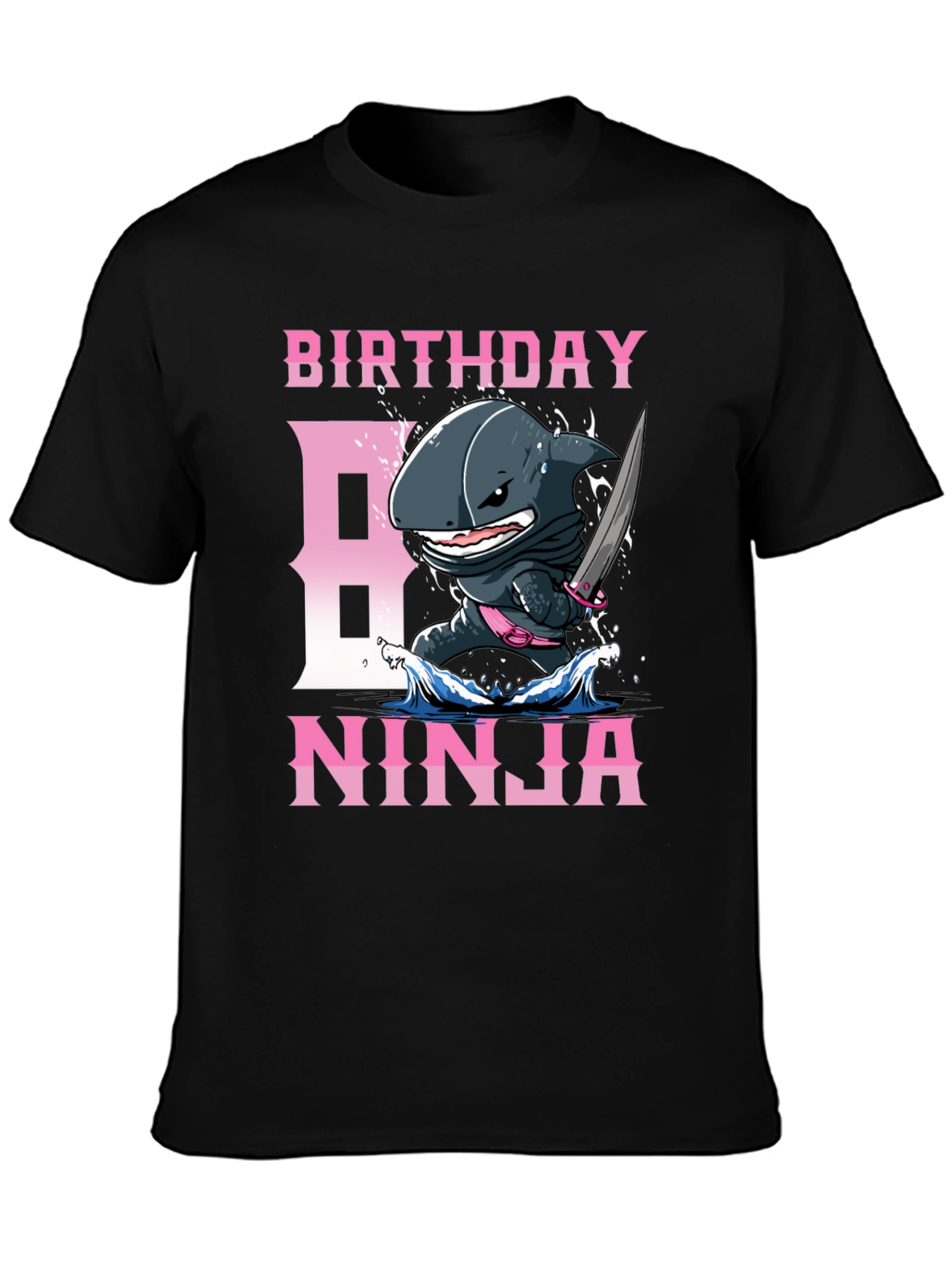 Birthday Ninja Shark T-Shirt