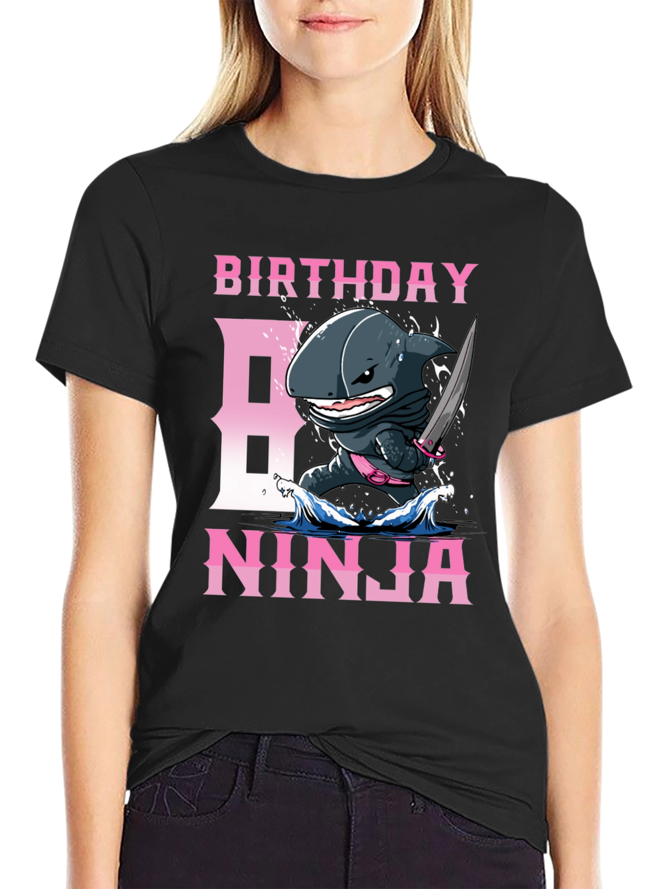 Birthday Ninja Shark T-Shirt