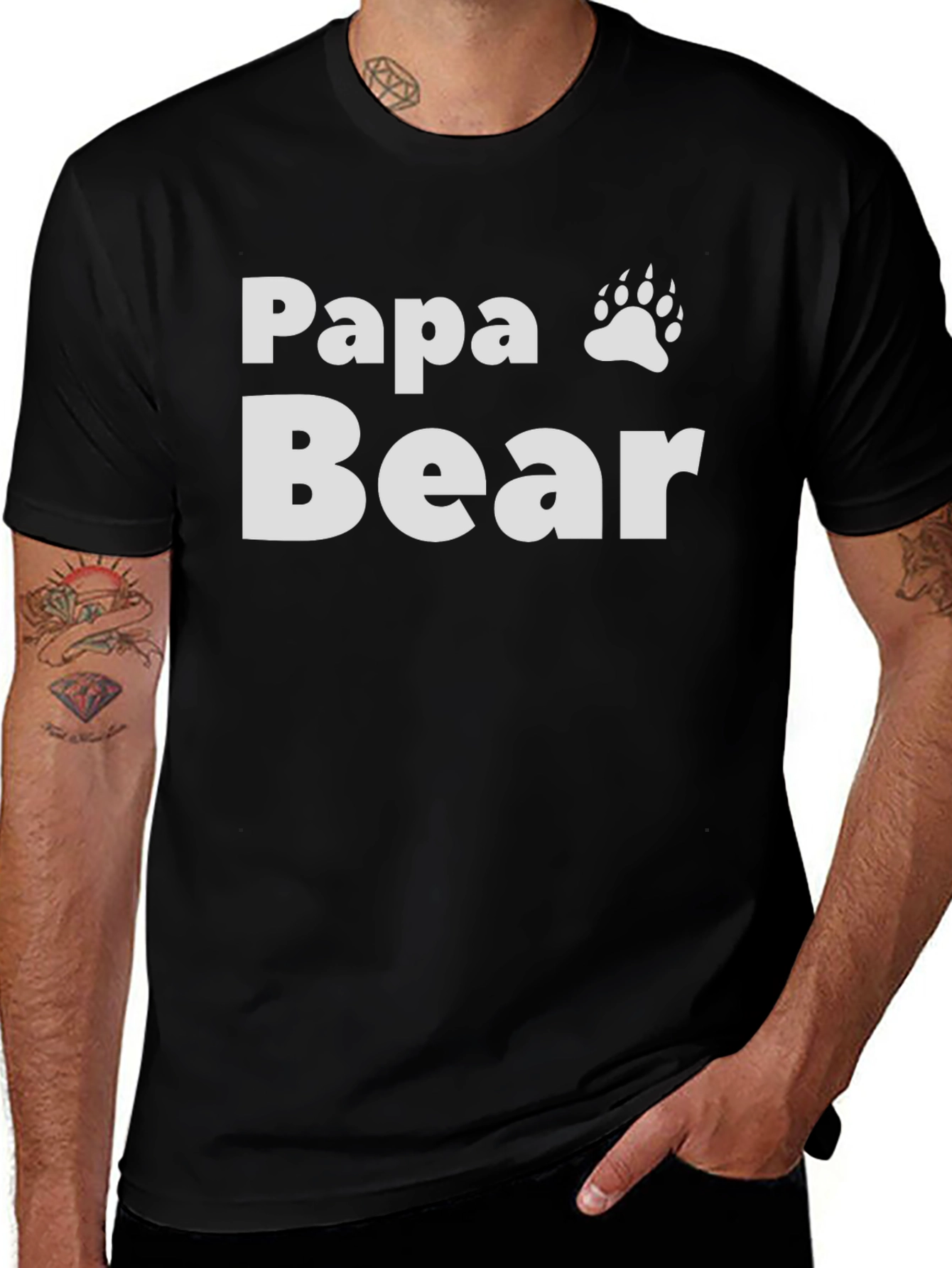 Papa Bear T-Shirt - Cute Fathers Day Gift