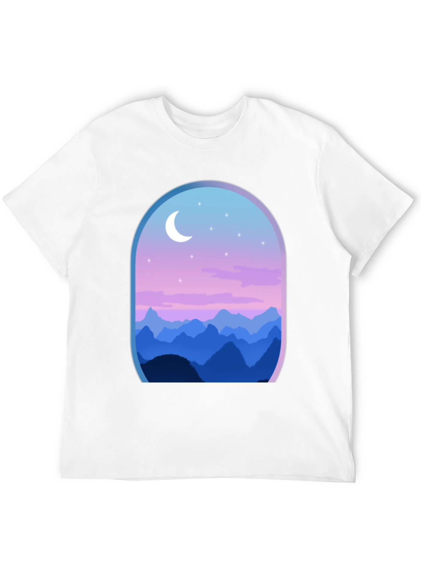 Mountain Nightscape Graphic Tee