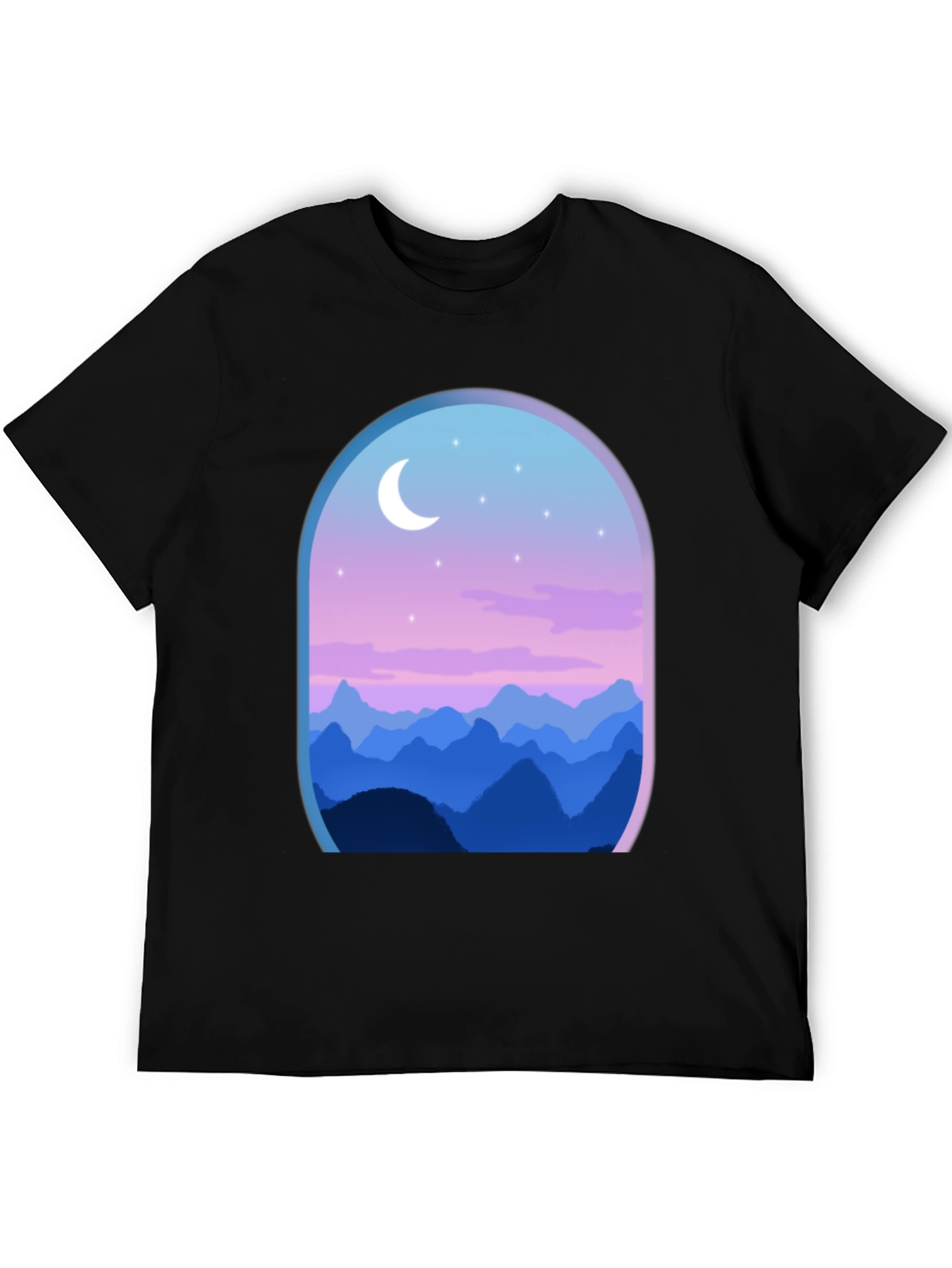 Mountain Nightscape Graphic Tee