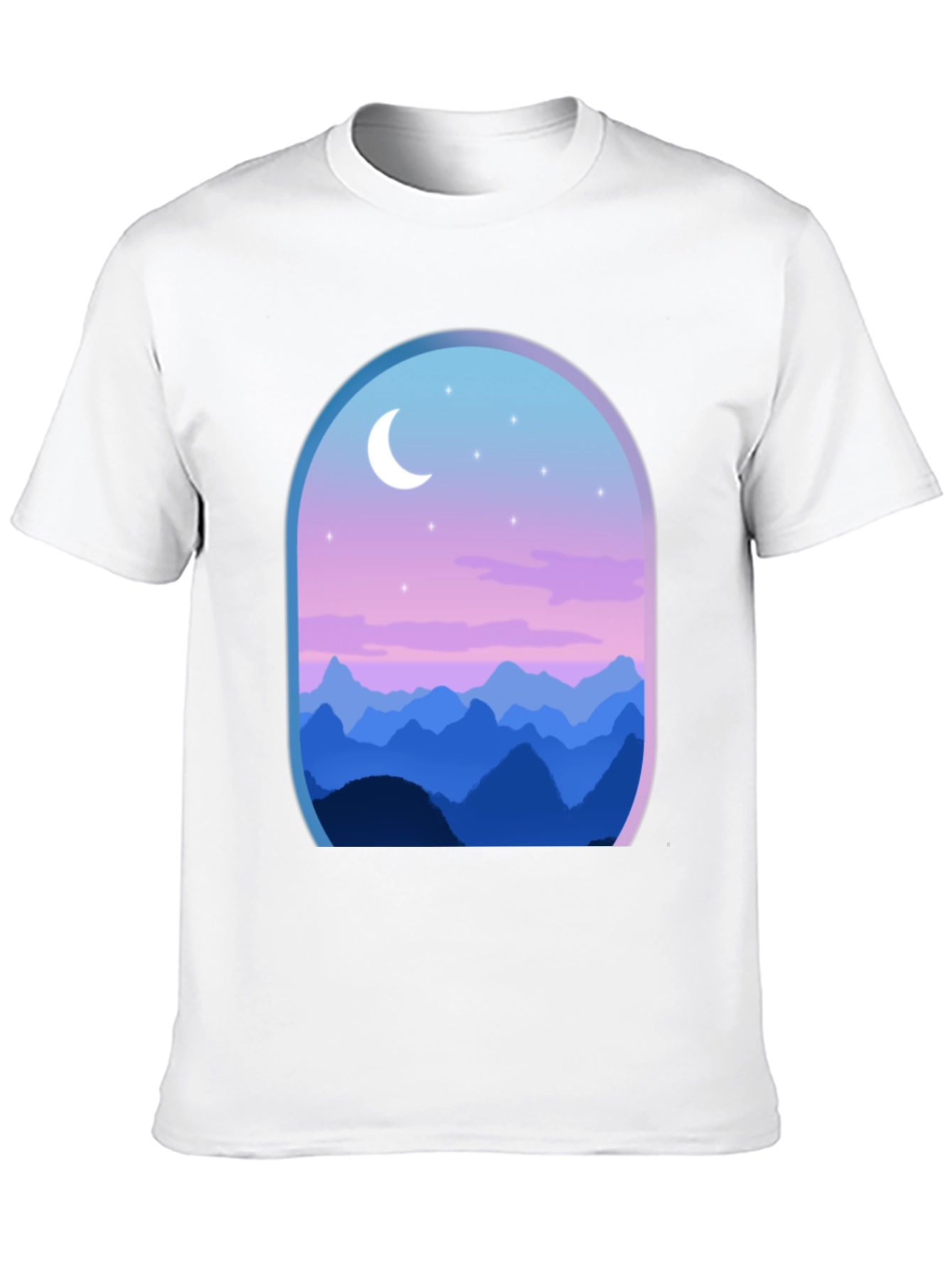 Mountain Nightscape Graphic Tee